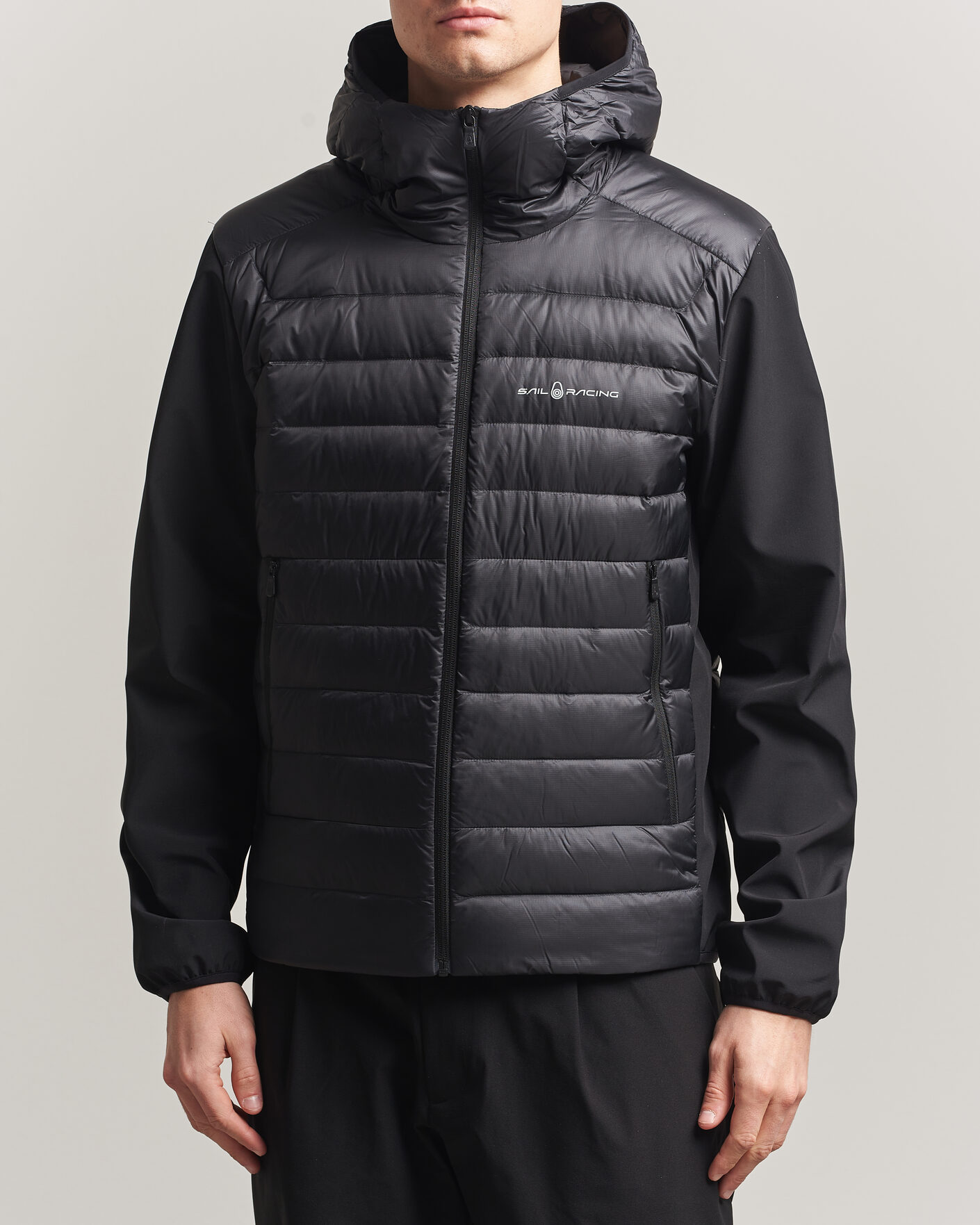 Herr | Jackor | Sail Racing | Spray Hooded Hybrid Jacket Carbon