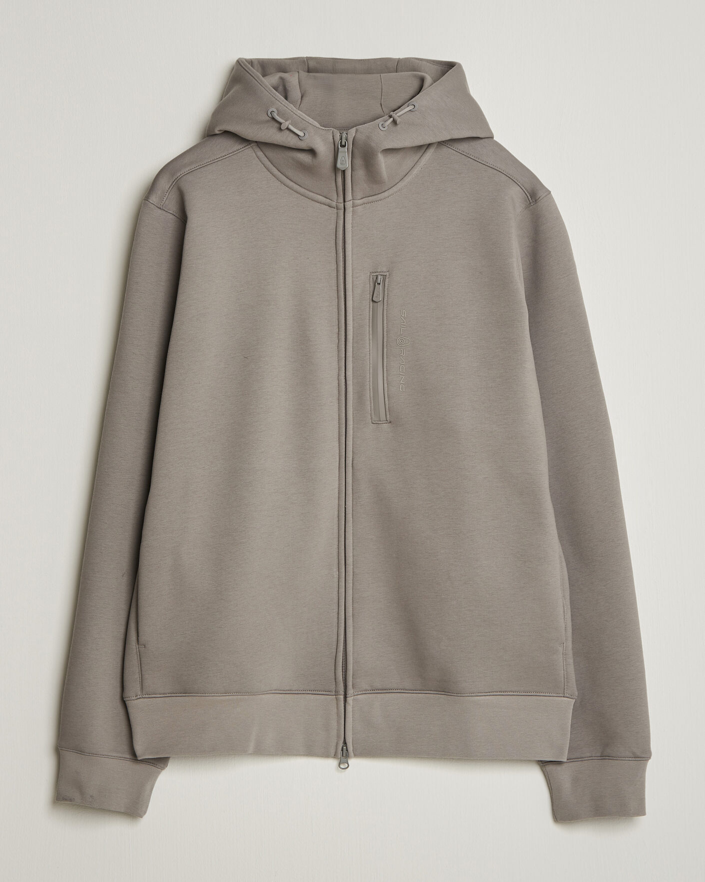Herr | Tröjor | Sail Racing | Bowman Monochrome Full Zip Hoodie Oyster