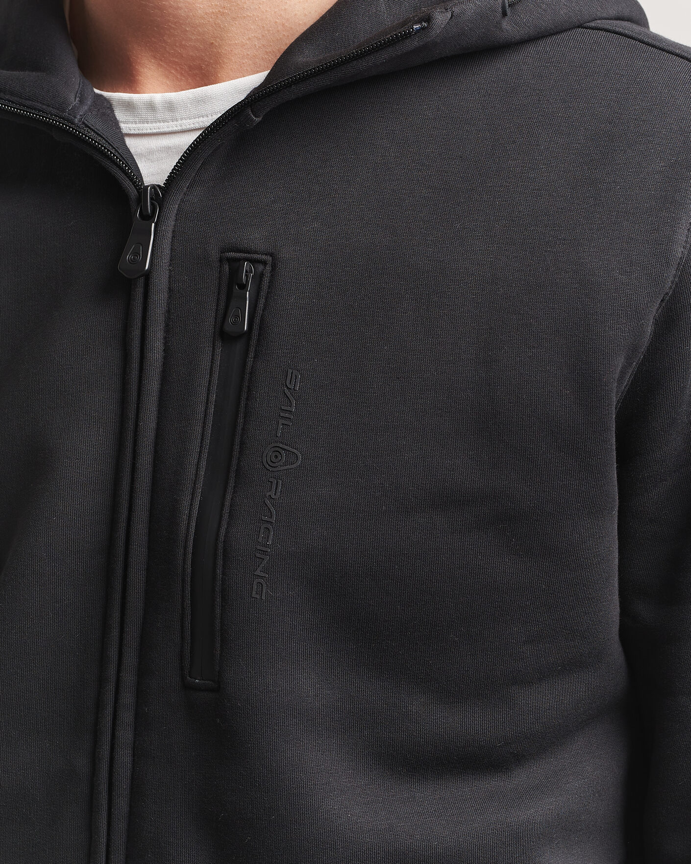 Herr | Tröjor | Sail Racing | Bowman Monochrome Full Zip Hoodie Carbon