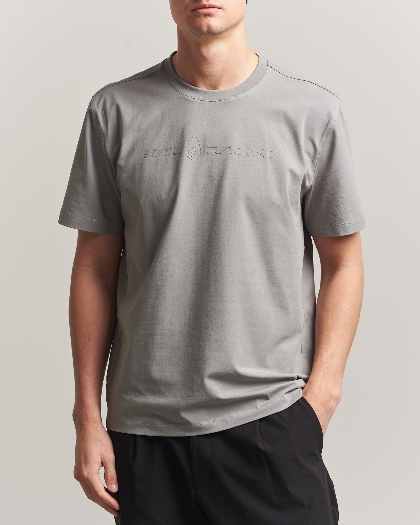 Herr | T-Shirts | Sail Racing | Bowman Monochrome T-Shirt Oyster