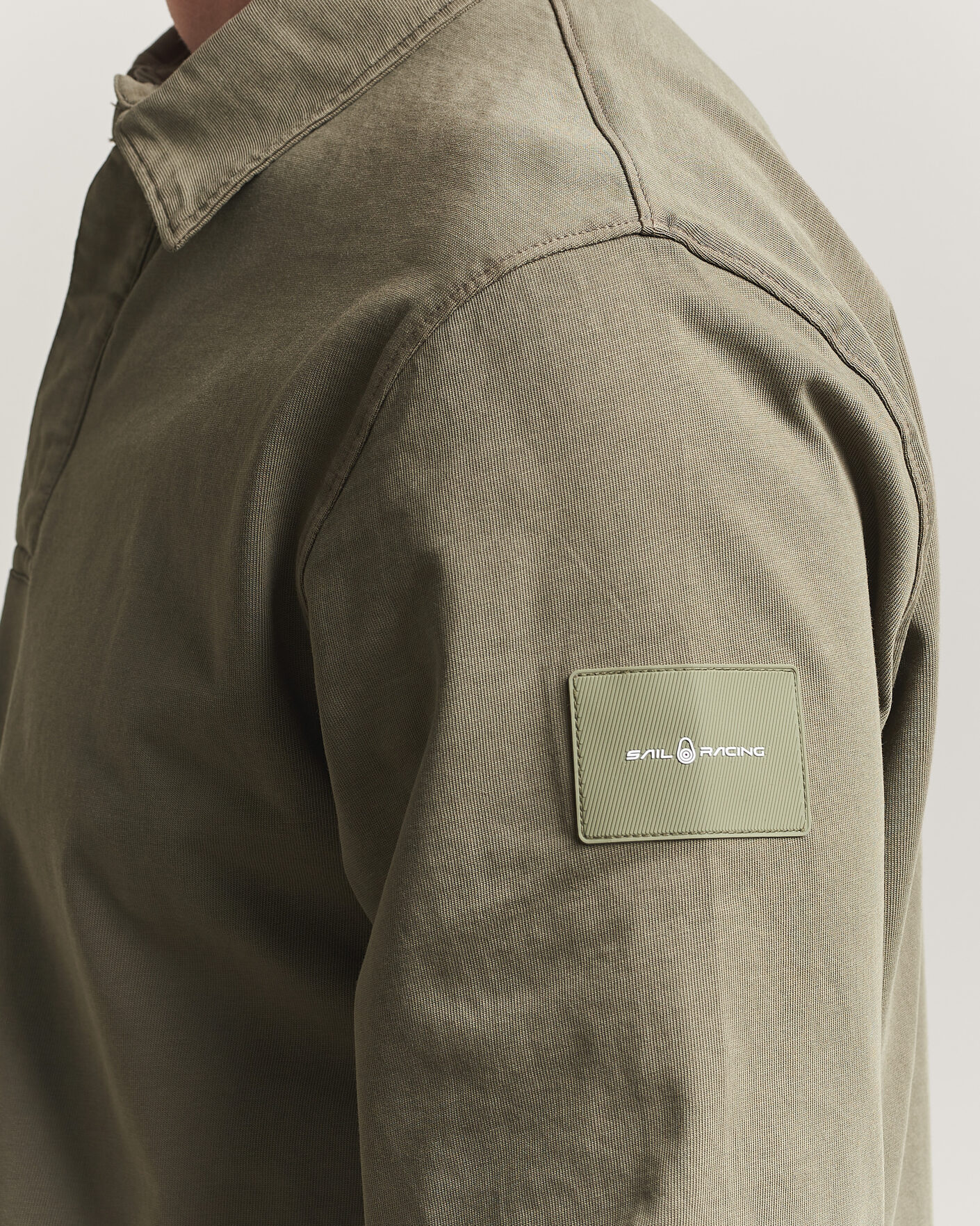 Herr | Tröjor | Sail Racing | Wind Pigment Dyed Rugger Mud Green