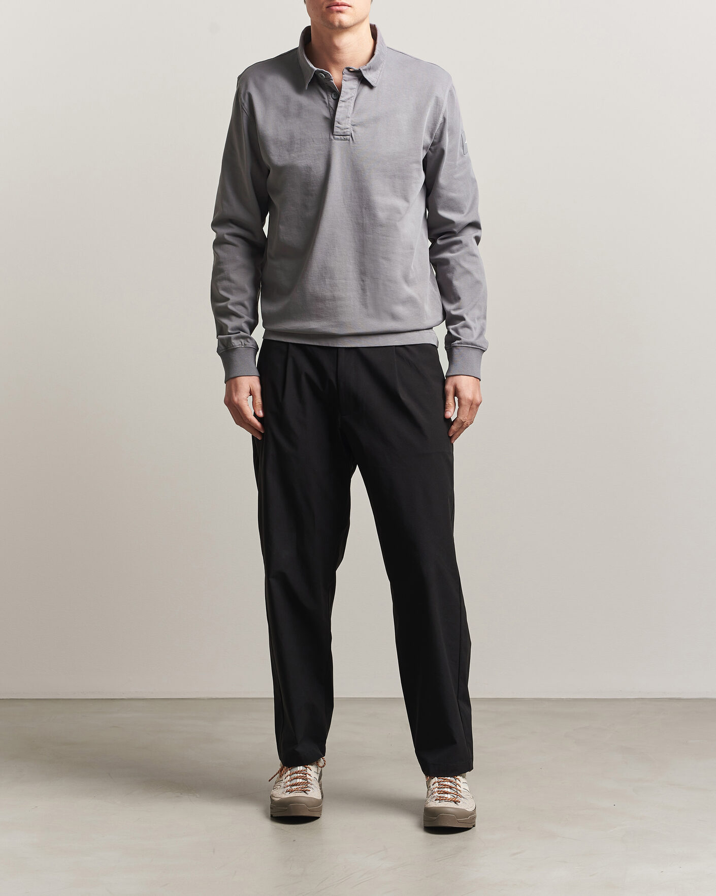 Herr | Tröjor | Sail Racing | Wind Pigment Dyed Rugger Frost Grey
