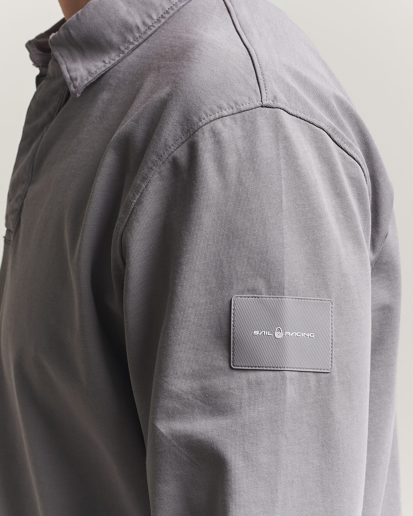 Herr | Tröjor | Sail Racing | Wind Pigment Dyed Rugger Frost Grey