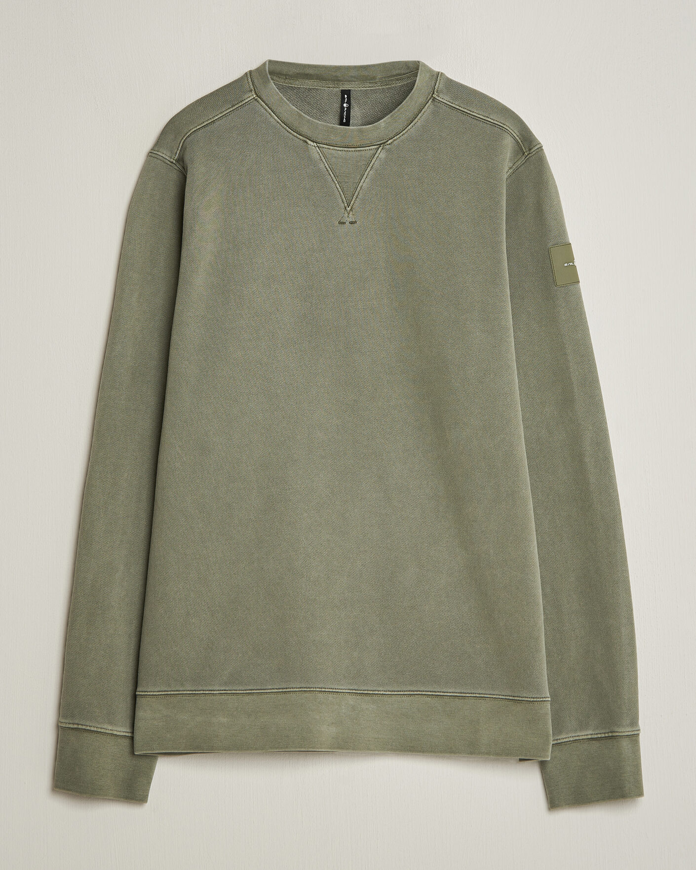 Herr | Tröjor | Sail Racing | Wind Pigment Dyed Sweatshirt Mud Green