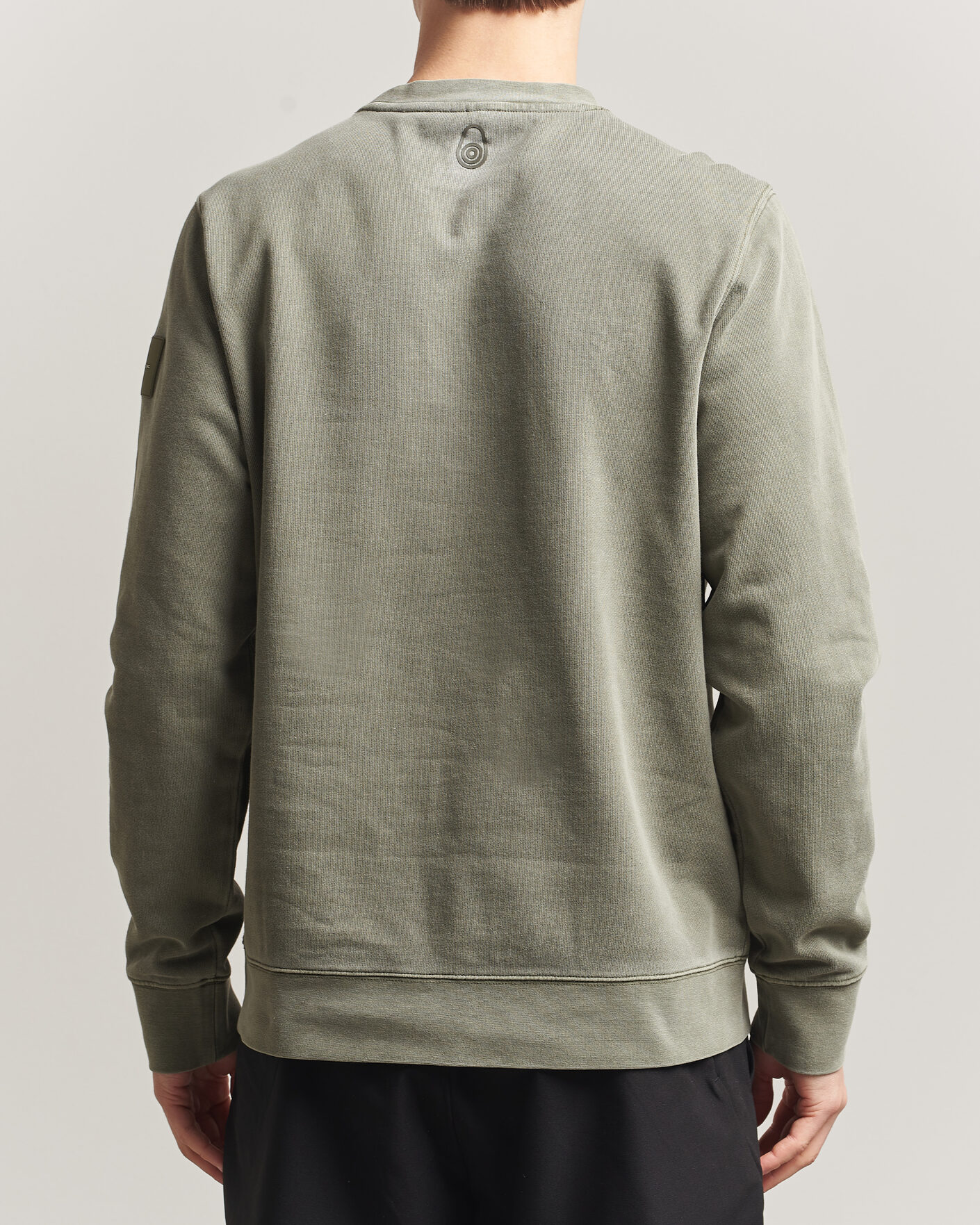 Herr | Tröjor | Sail Racing | Wind Pigment Dyed Sweatshirt Mud Green