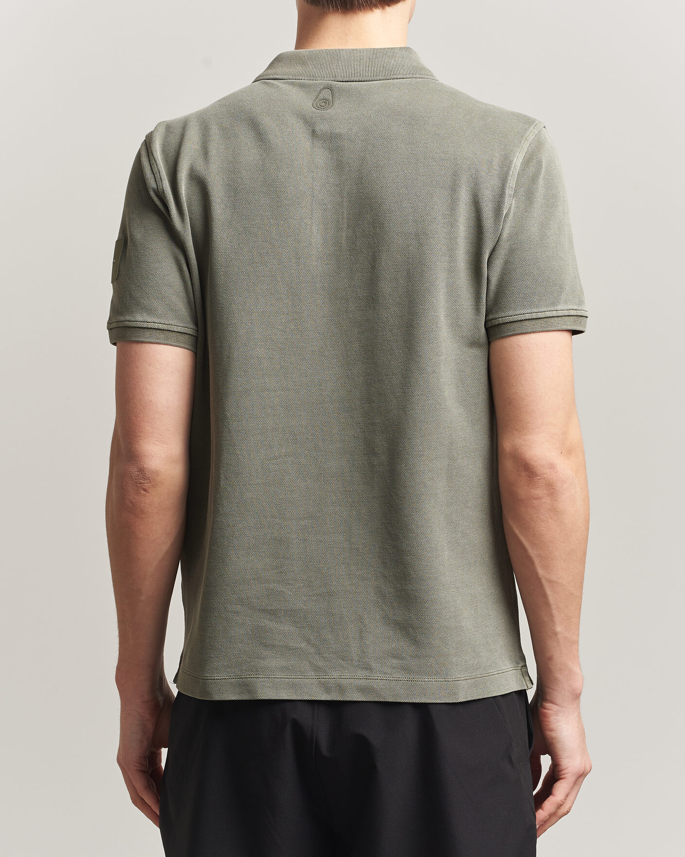 Herr | Pikéer | Sail Racing | Wind Pigment Dyed Polo Mud Green