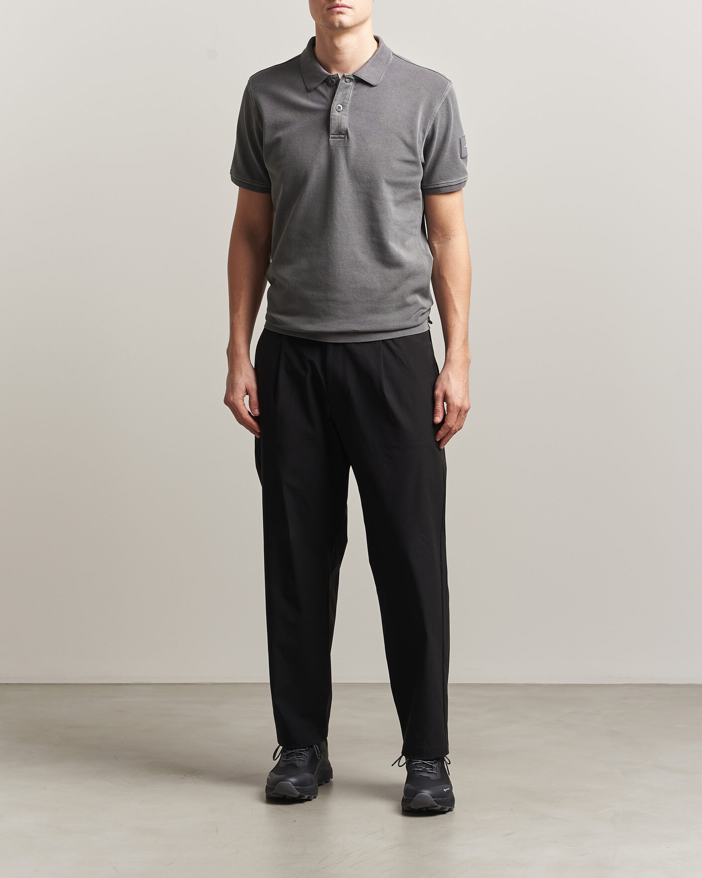 Herr | Pikéer | Sail Racing | Wind Pigment Dyed Polo Frost Grey