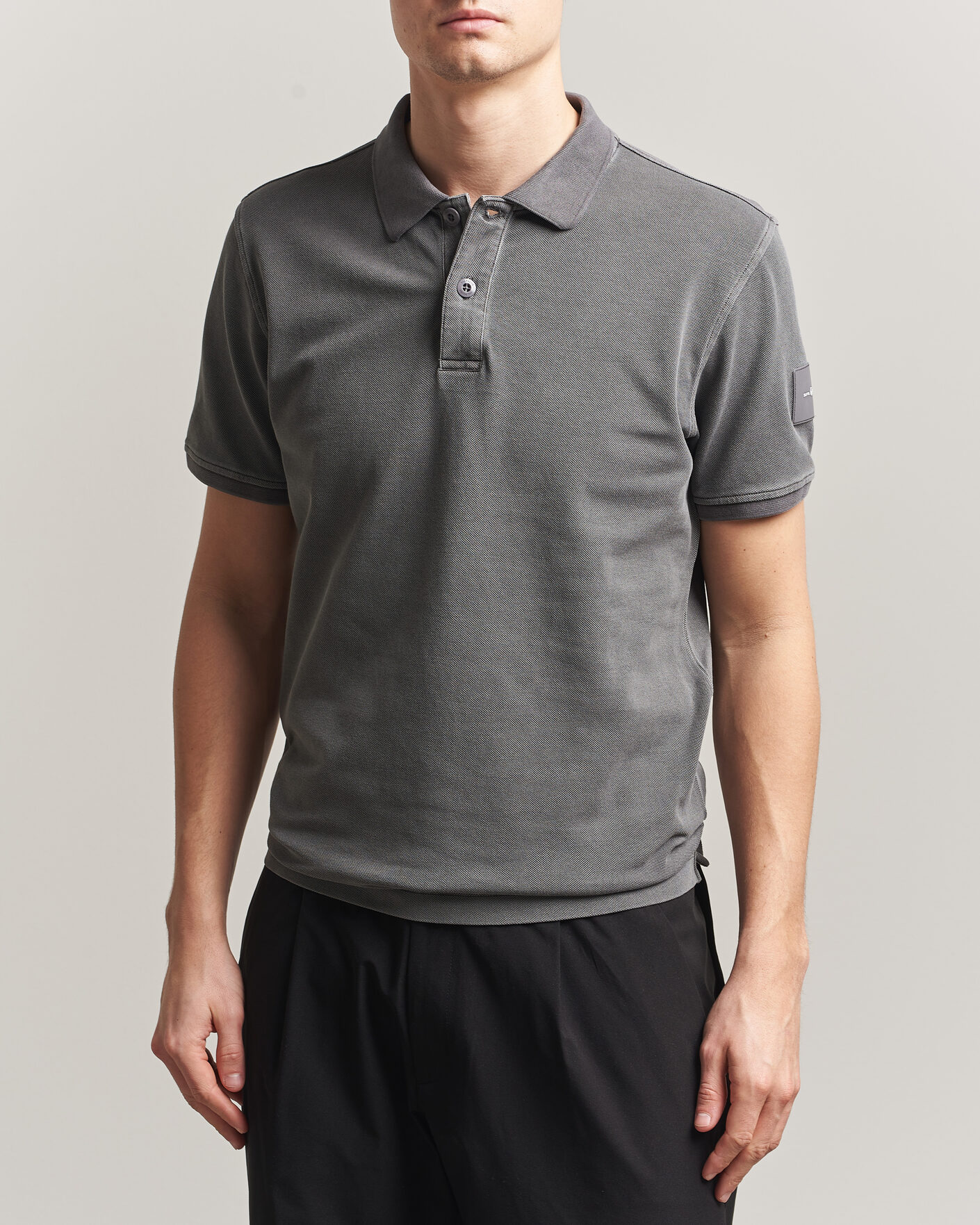 Herr | Pikéer | Sail Racing | Wind Pigment Dyed Polo Frost Grey