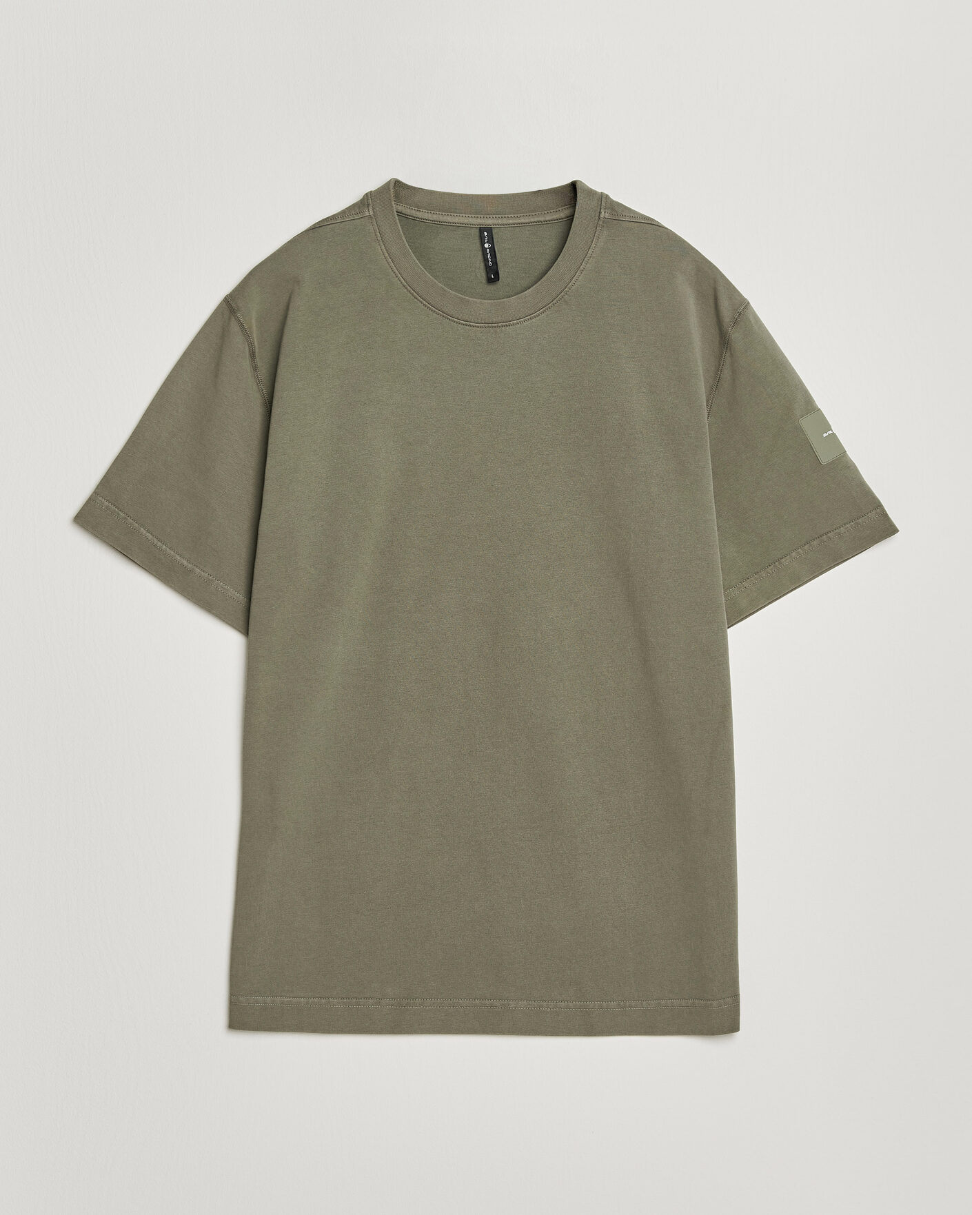 Herr | T-Shirts | Sail Racing | Wind Pigment Dyed T-Shirt Mud Green