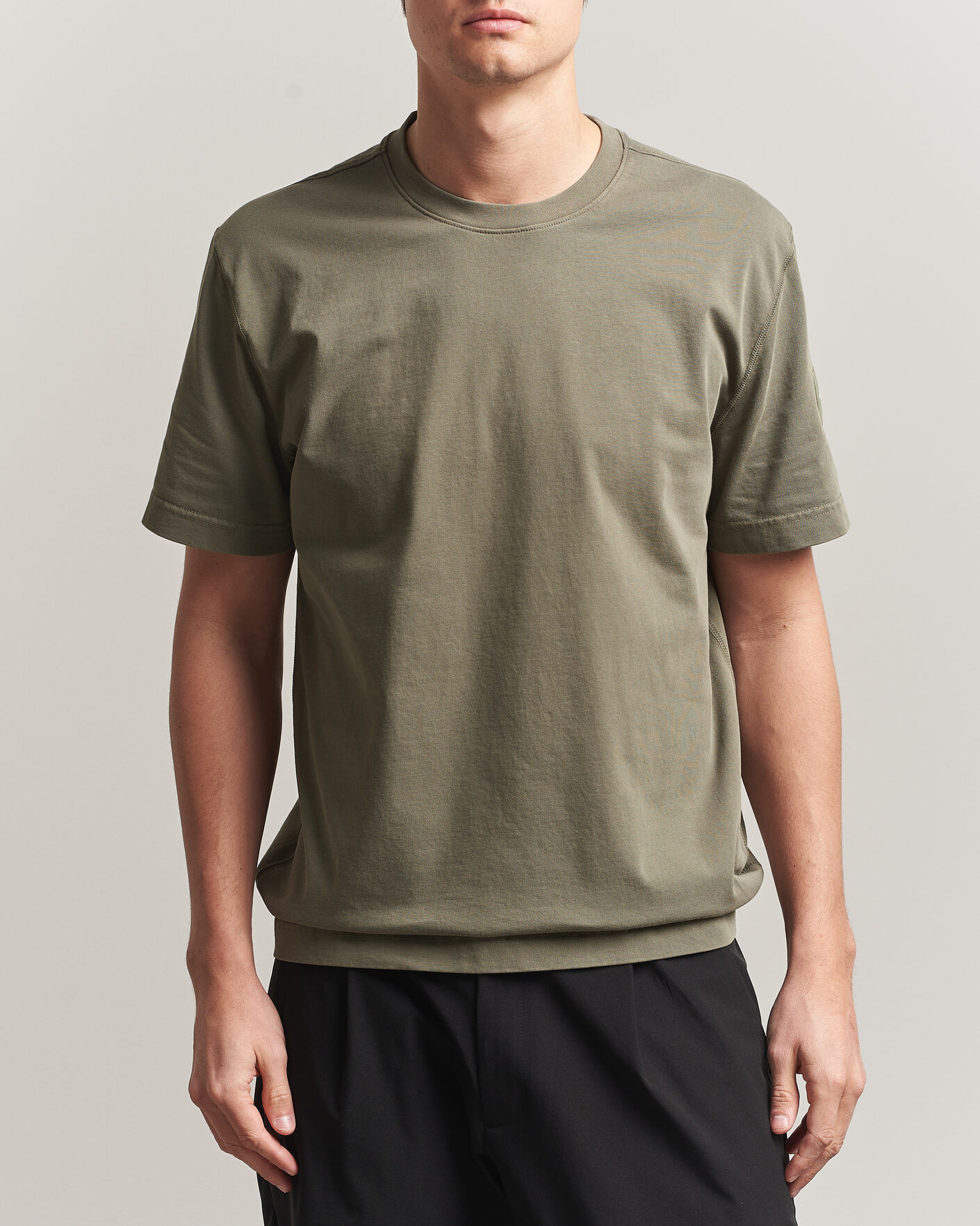 Herr | T-Shirts | Sail Racing | Wind Pigment Dyed T-Shirt Mud Green
