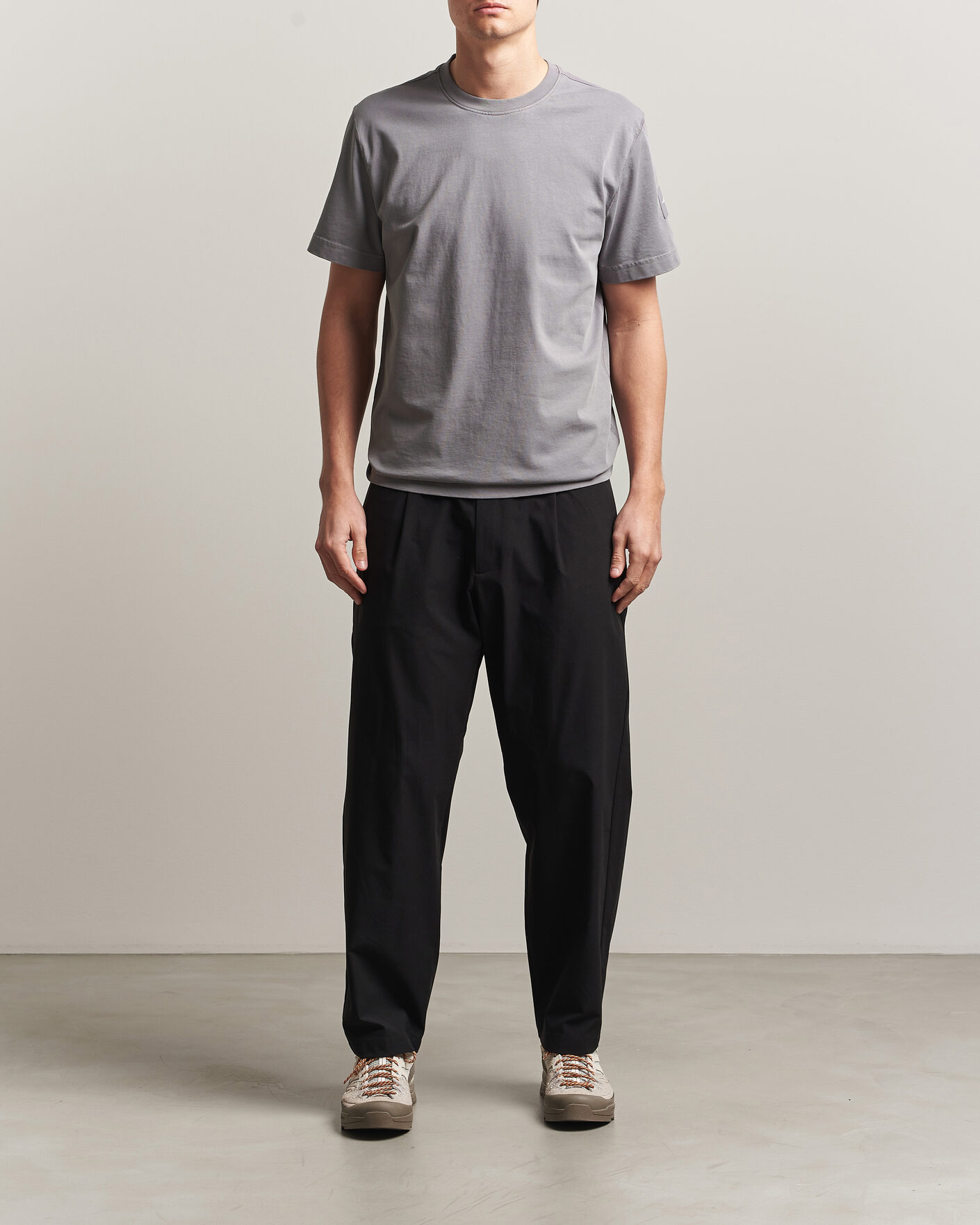 Herr | T-Shirts | Sail Racing | Wind Pigment Dyed T-Shirt Frost Grey