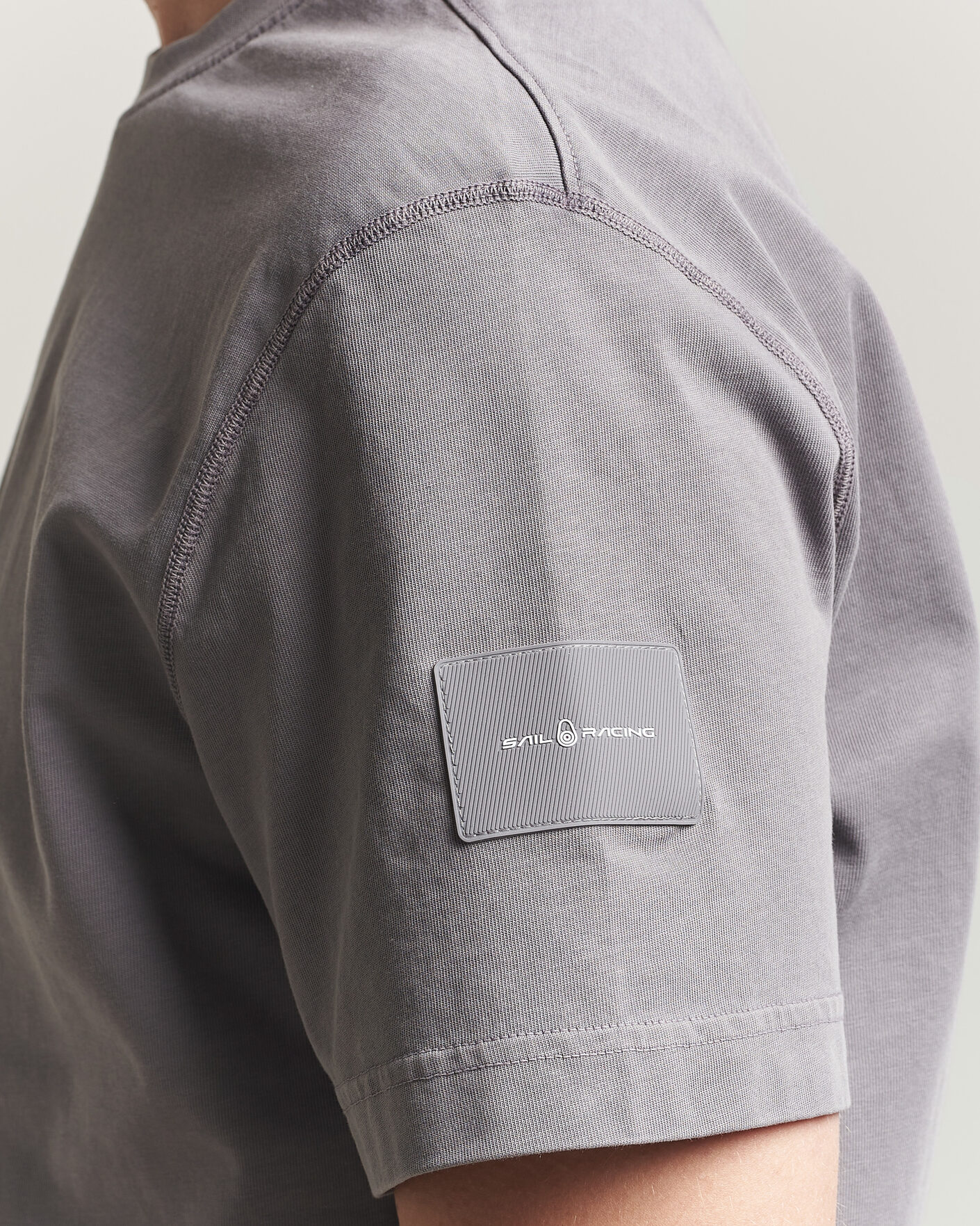 Herr | T-Shirts | Sail Racing | Wind Pigment Dyed T-Shirt Frost Grey
