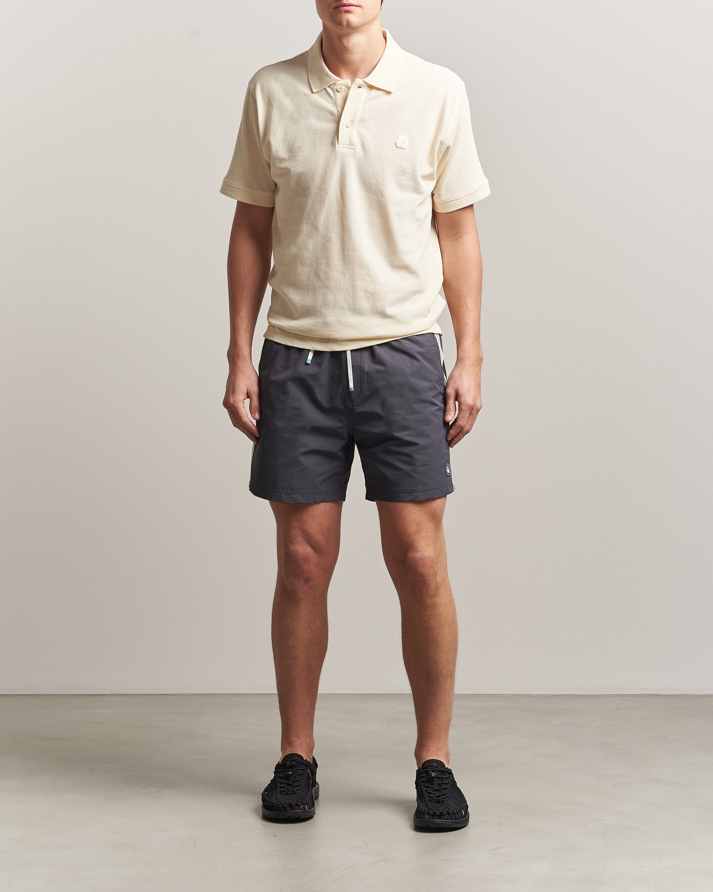 Herr | Pikéer | Sail Racing | Tornado Cotton/Linen Pique Polo Off White