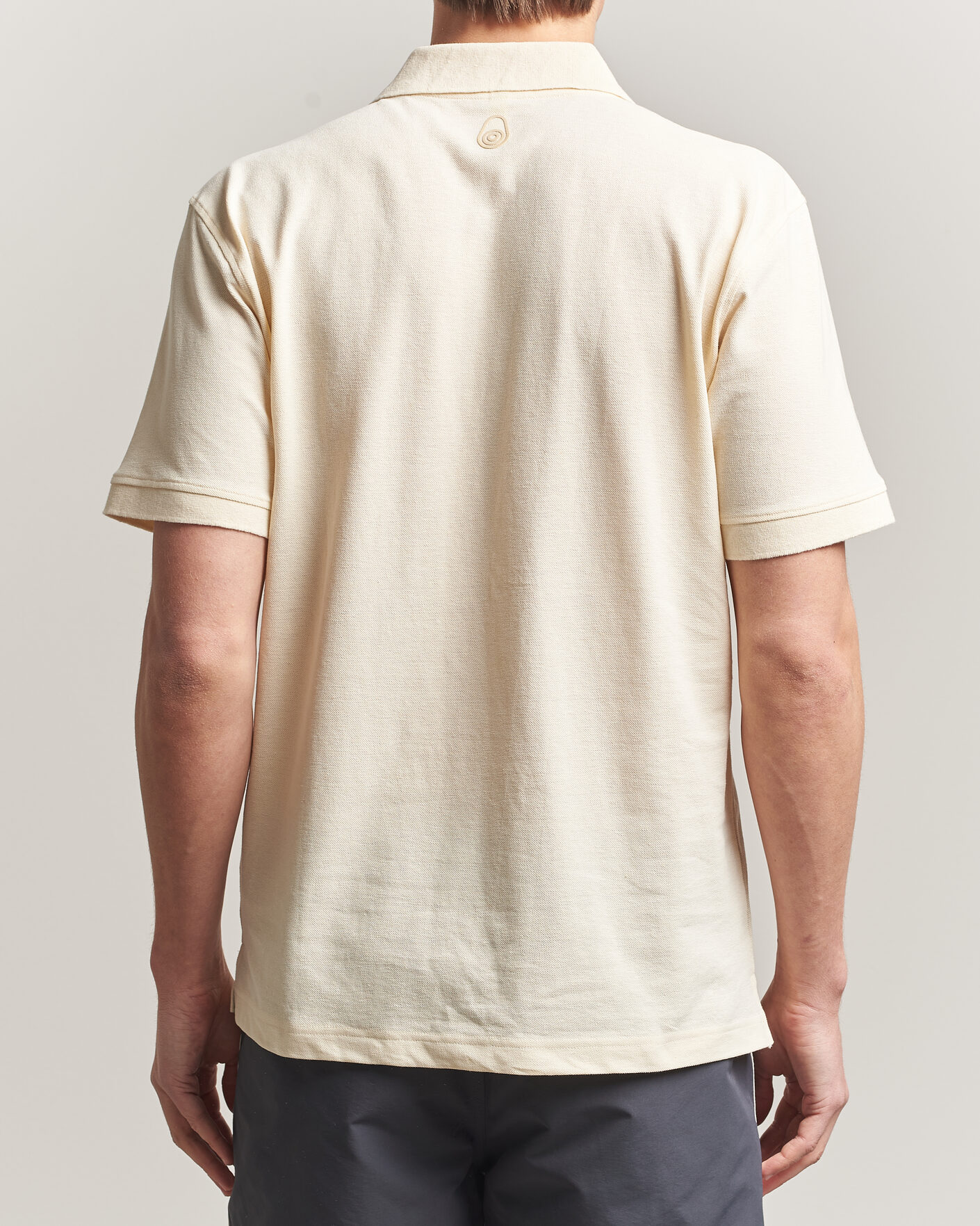 Herr | Pikéer | Sail Racing | Tornado Cotton/Linen Pique Polo Off White