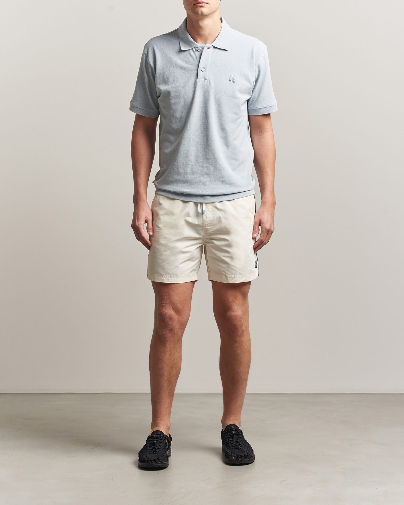 Herr | Pikéer | Sail Racing | Tornado Cotton/Linen Pique Polo Ice Melt