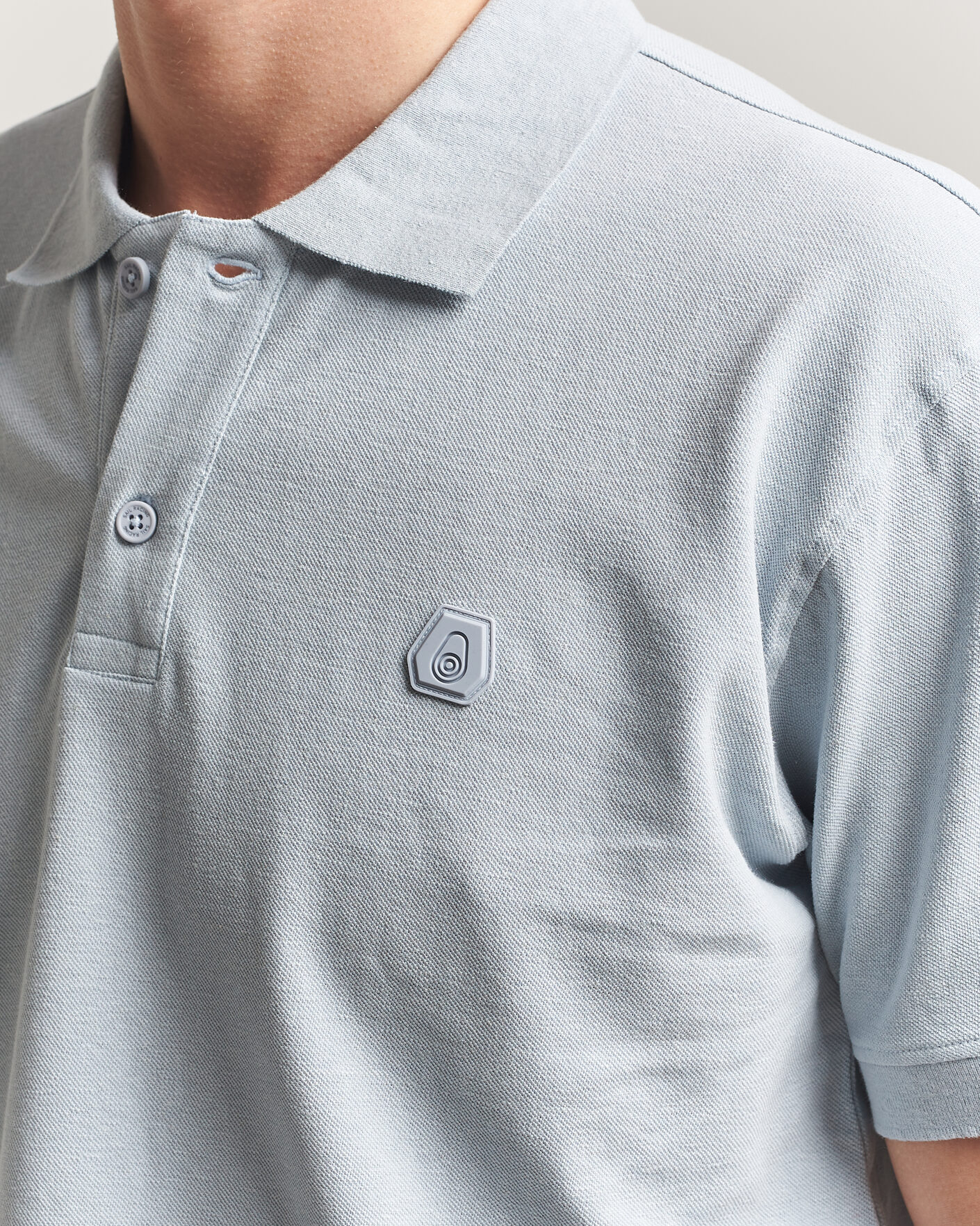 Herr | Pikéer | Sail Racing | Tornado Cotton/Linen Pique Polo Ice Melt