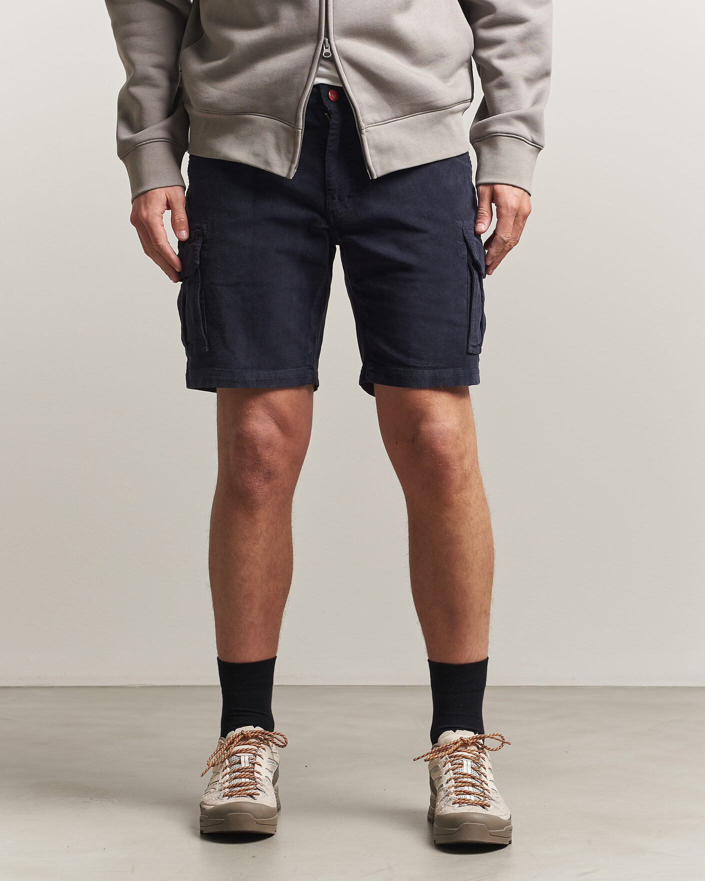 Herr | Shorts | Sail Racing | Grinder Corduroy Cargo Shorts Dark Navy