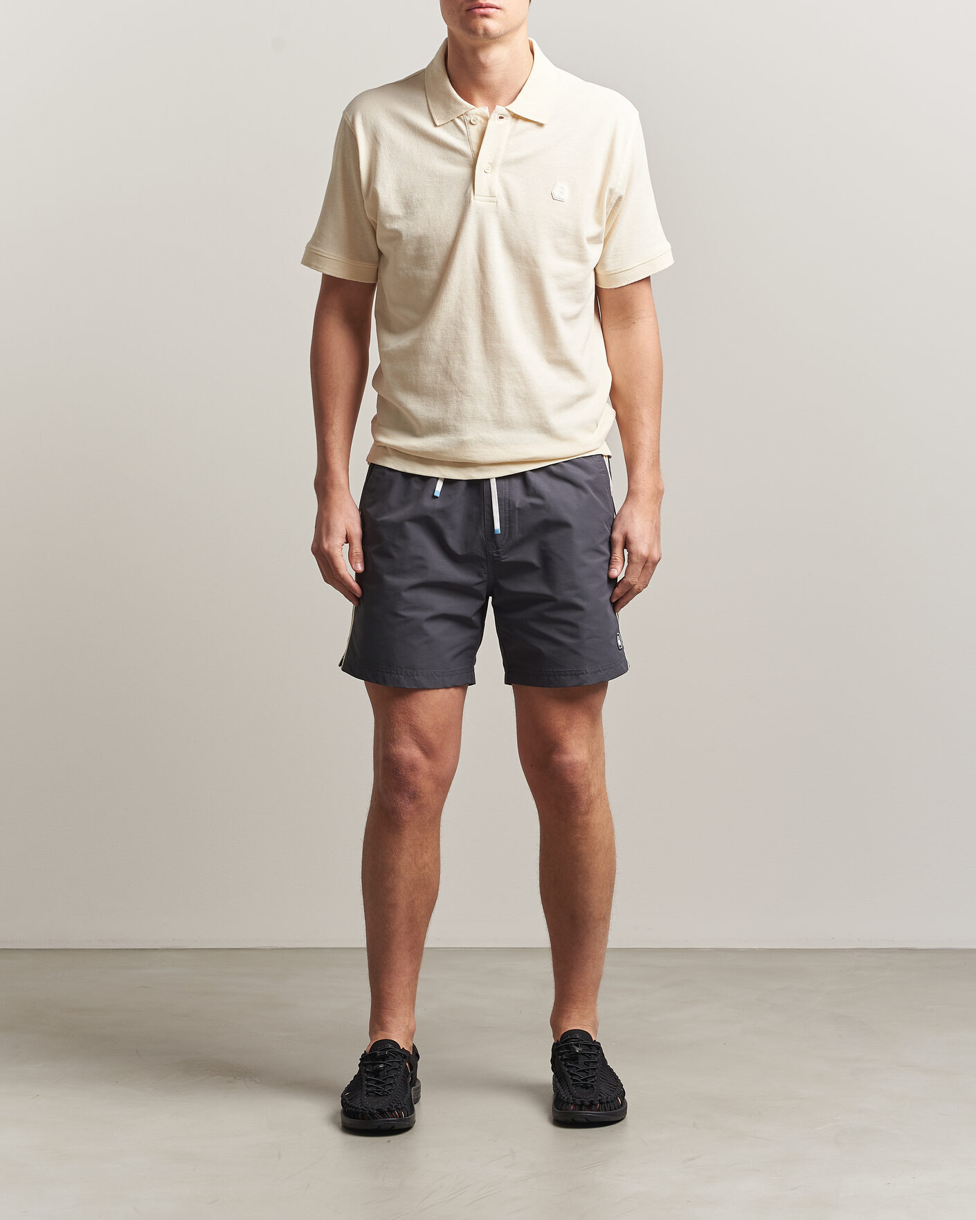 Herr | Badbyxor | Sail Racing | Fleet Swimshorts Dark Steel Blue