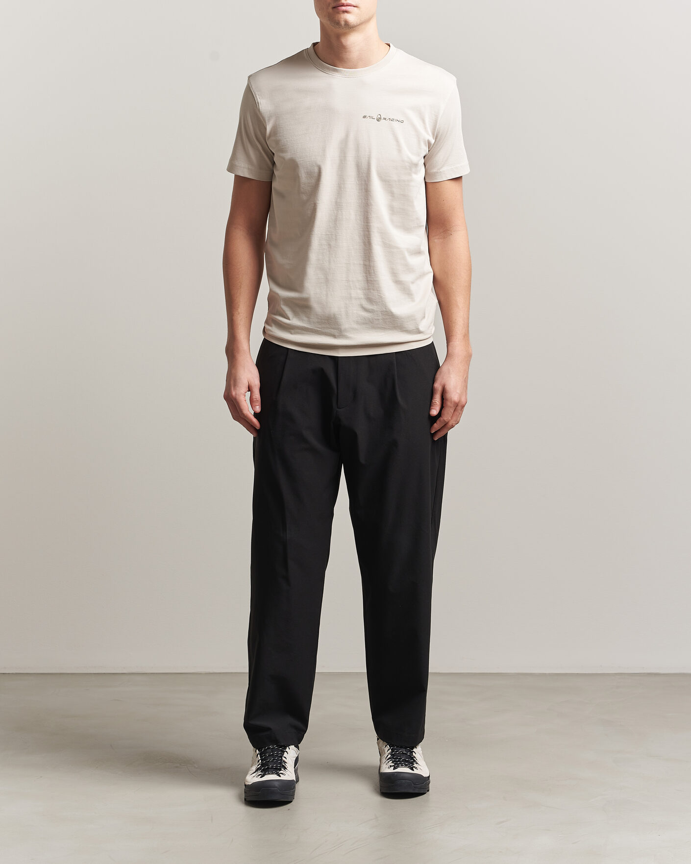 Herr | T-Shirts | Sail Racing | Bowman Crew Neck T-Shirt Ecru