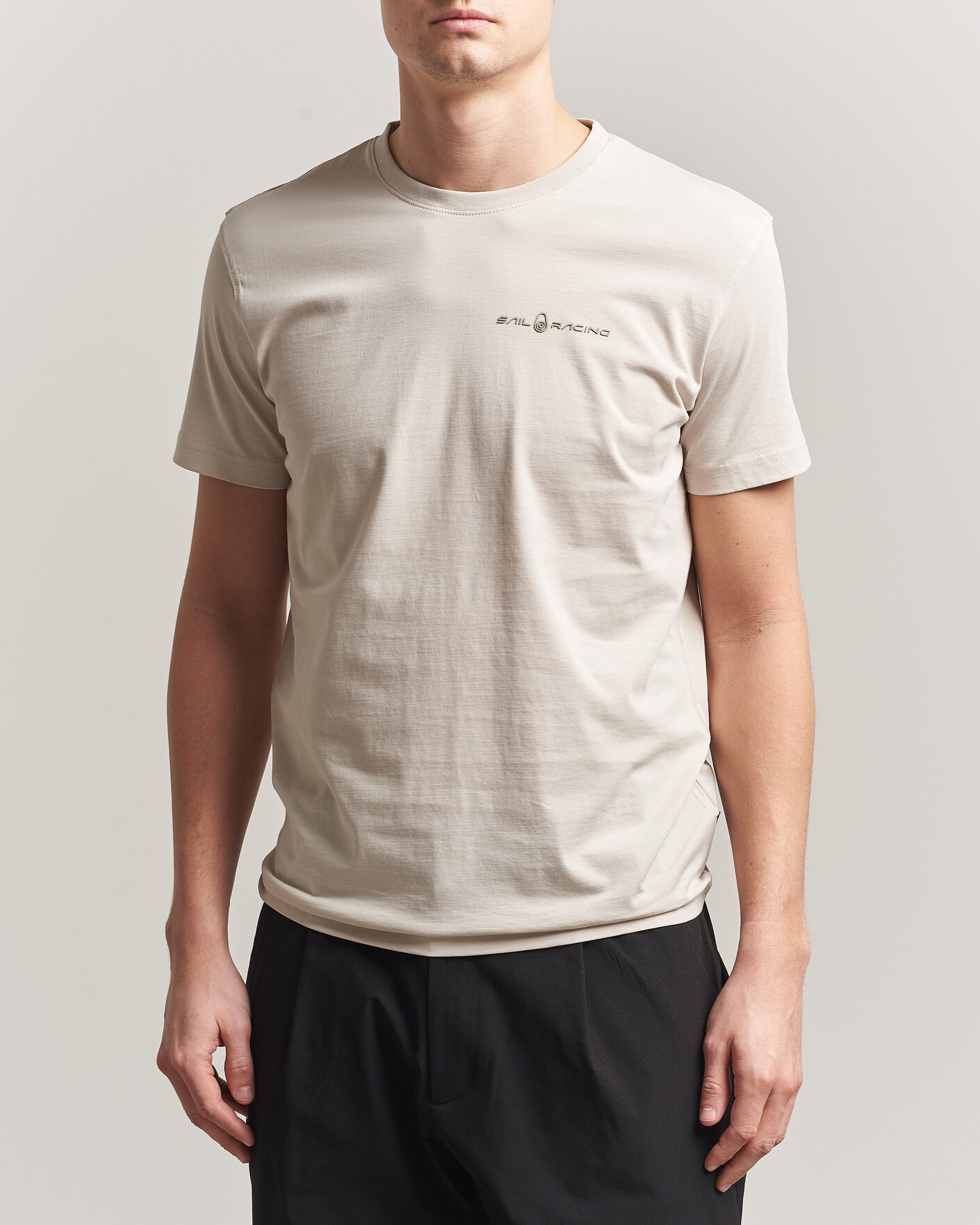 Herr | T-Shirts | Sail Racing | Bowman Crew Neck T-Shirt Ecru