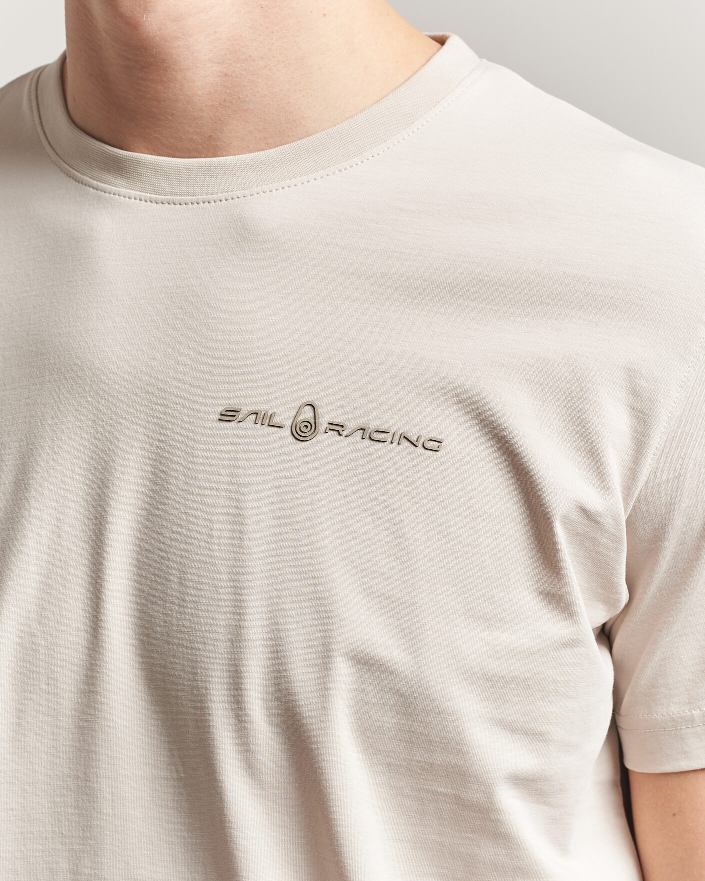 Herr | T-Shirts | Sail Racing | Bowman Crew Neck T-Shirt Ecru