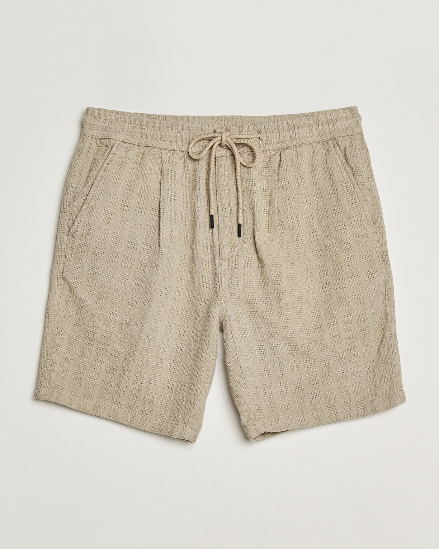 Herr | Shorts | KnowledgeCotton Apparel | Structured Cotton Dobby Shorts Twill