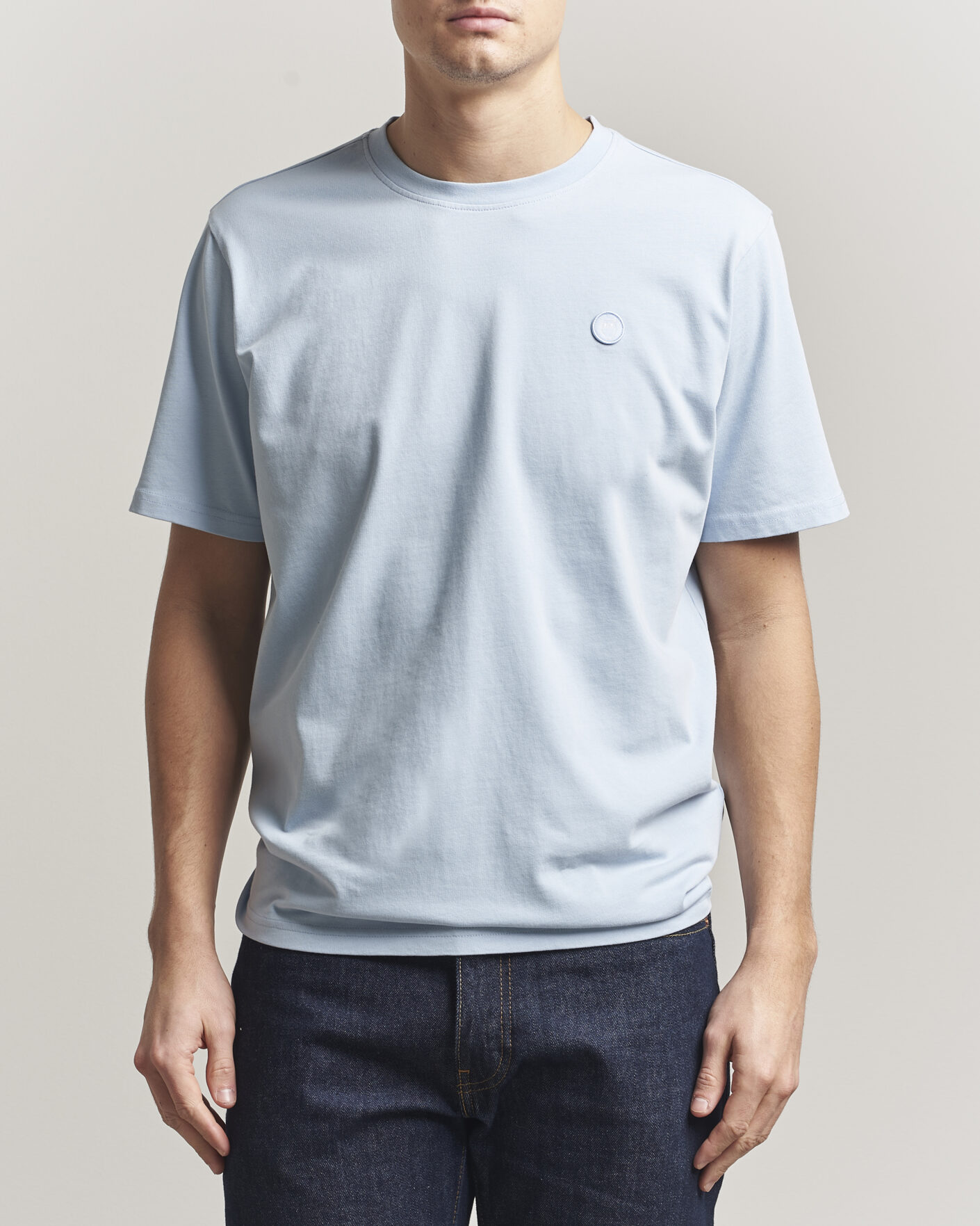 Herr | T-Shirts | KnowledgeCotton Apparel | Badge T-Shirt Skyway