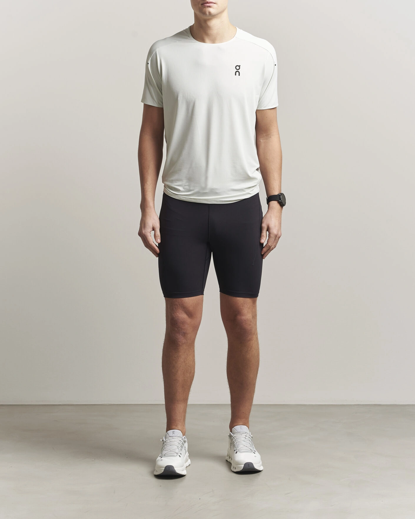 Herr | Byxor | On | 8 Inch Performance Tights Black