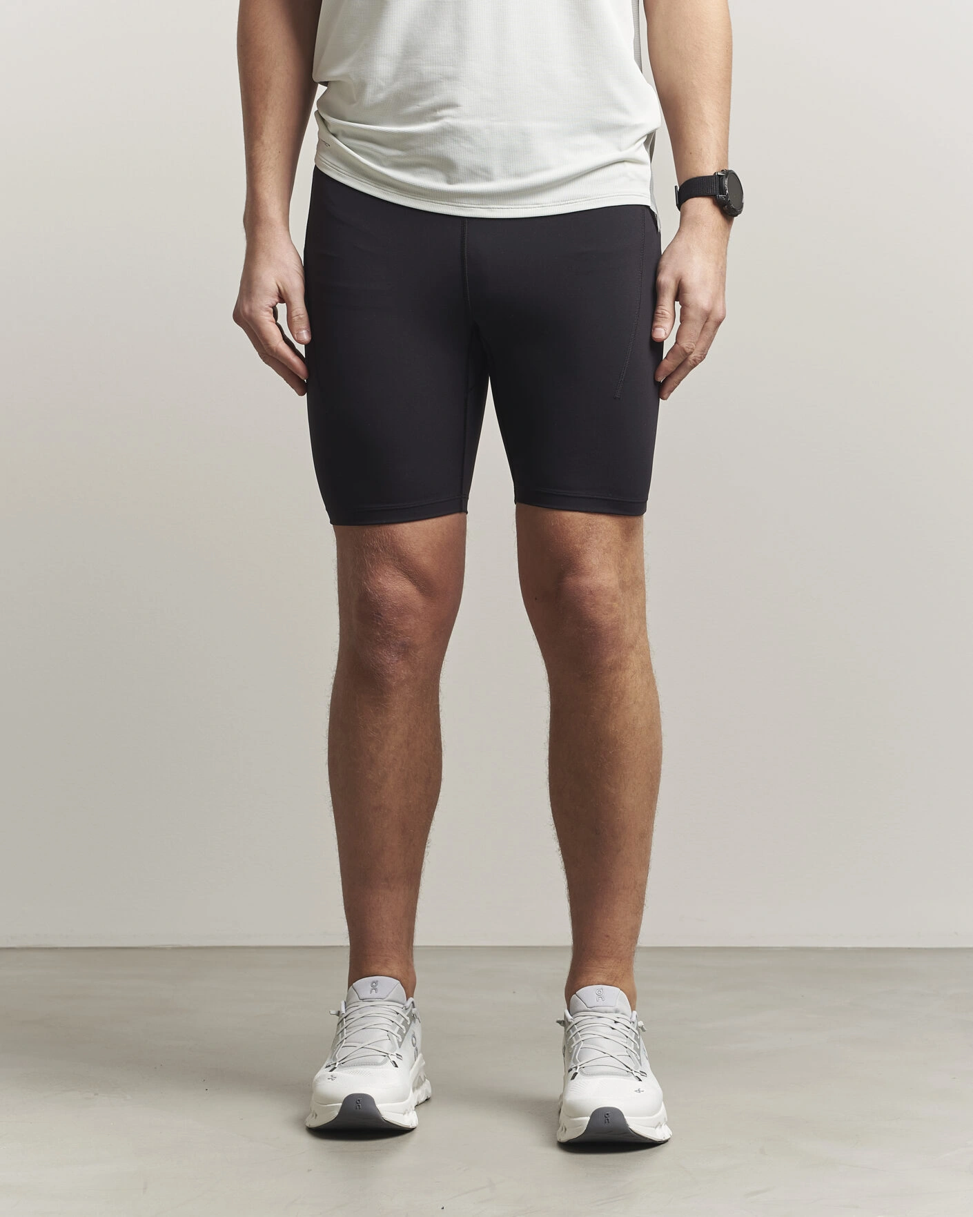 Herr | Byxor | On | 8 Inch Performance Tights Black