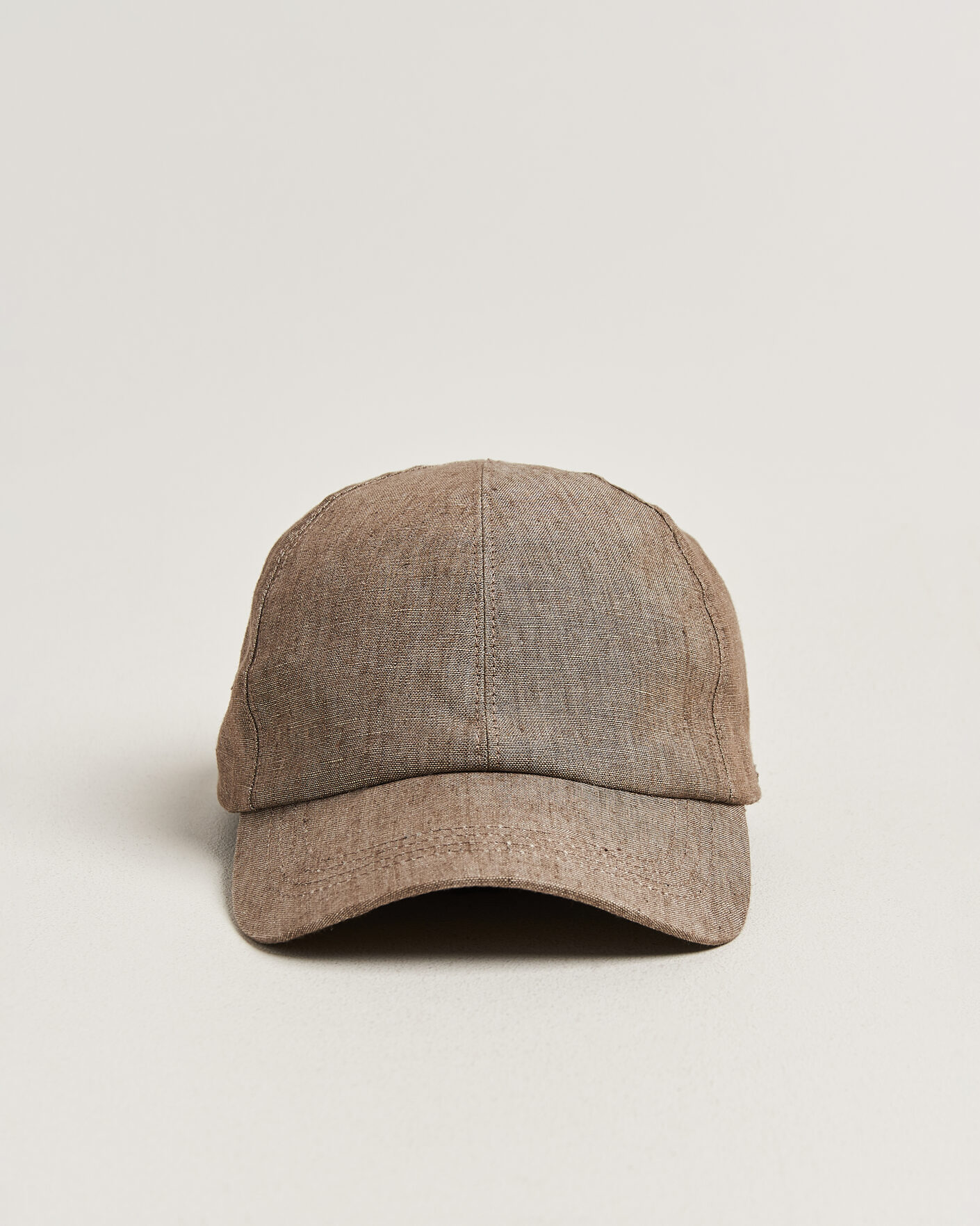 Herr | Hattar & kepsar | Wigéns | Baseball Linen Cap Light Brown