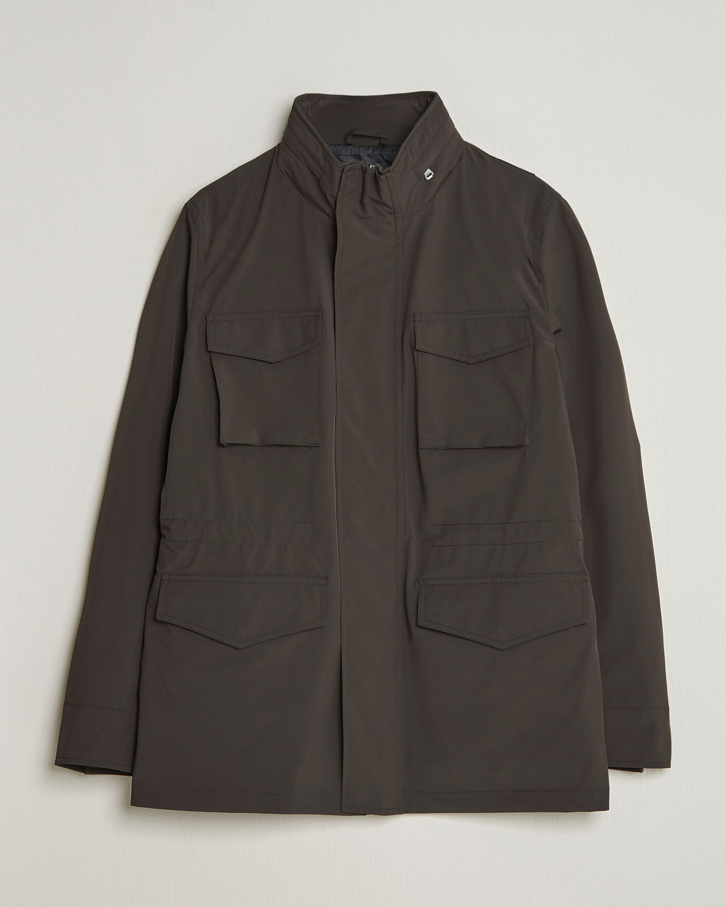 Herr | Jackor | Oscar Jacobson | M65 Nylon Field Jacket Brown