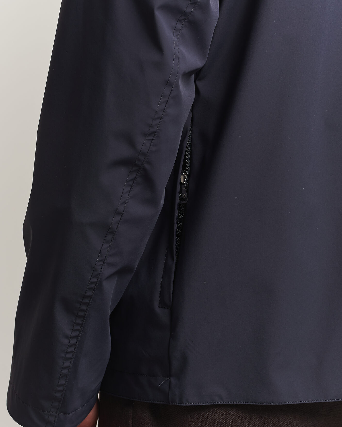 Herr | Jackor | Oscar Jacobson | Light Zipped Shirt Jacket Navy