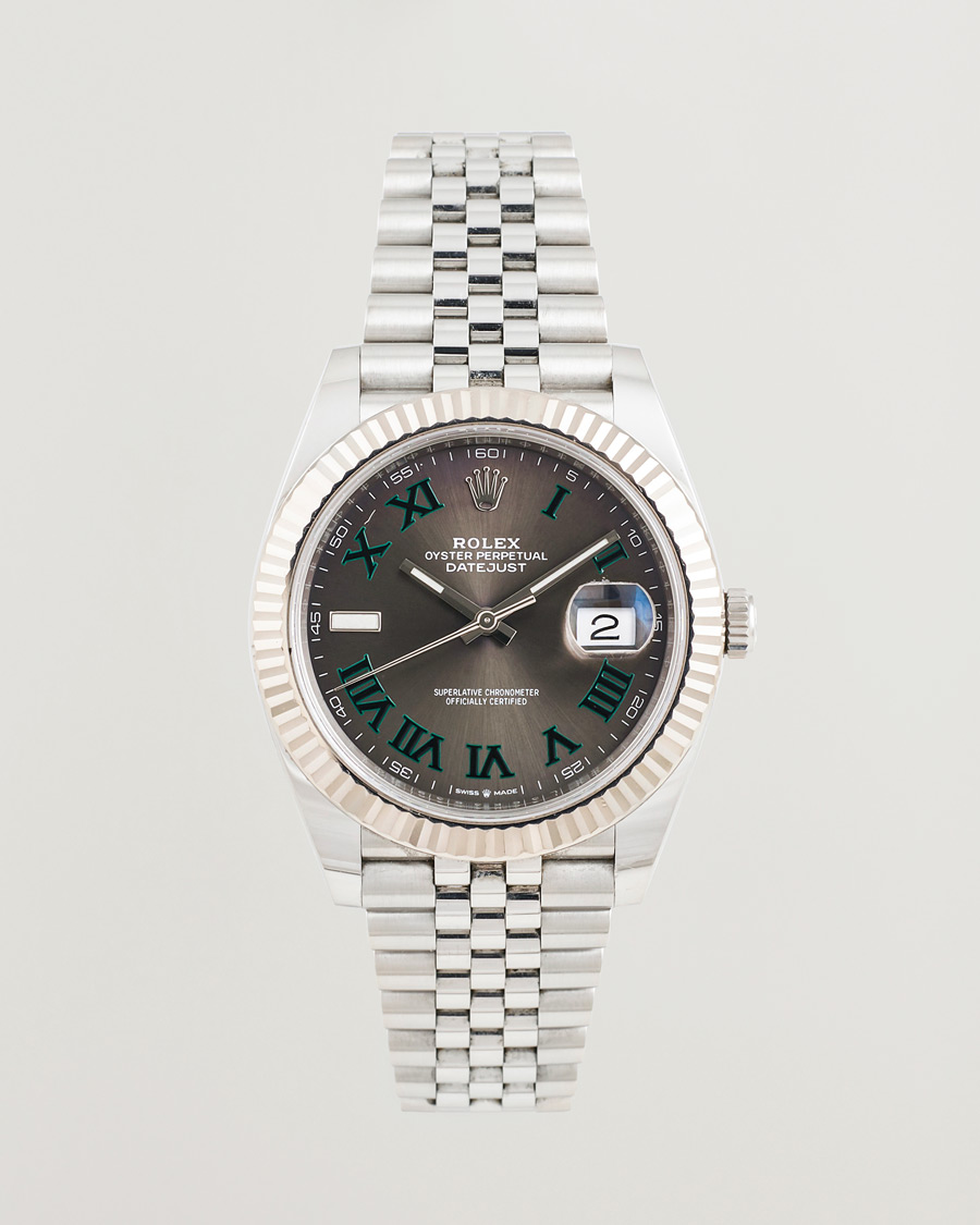 Herr | Pre-Owned & Vintage Watches | Rolex Pre-Owned | Datejust 41 Wimbledon 