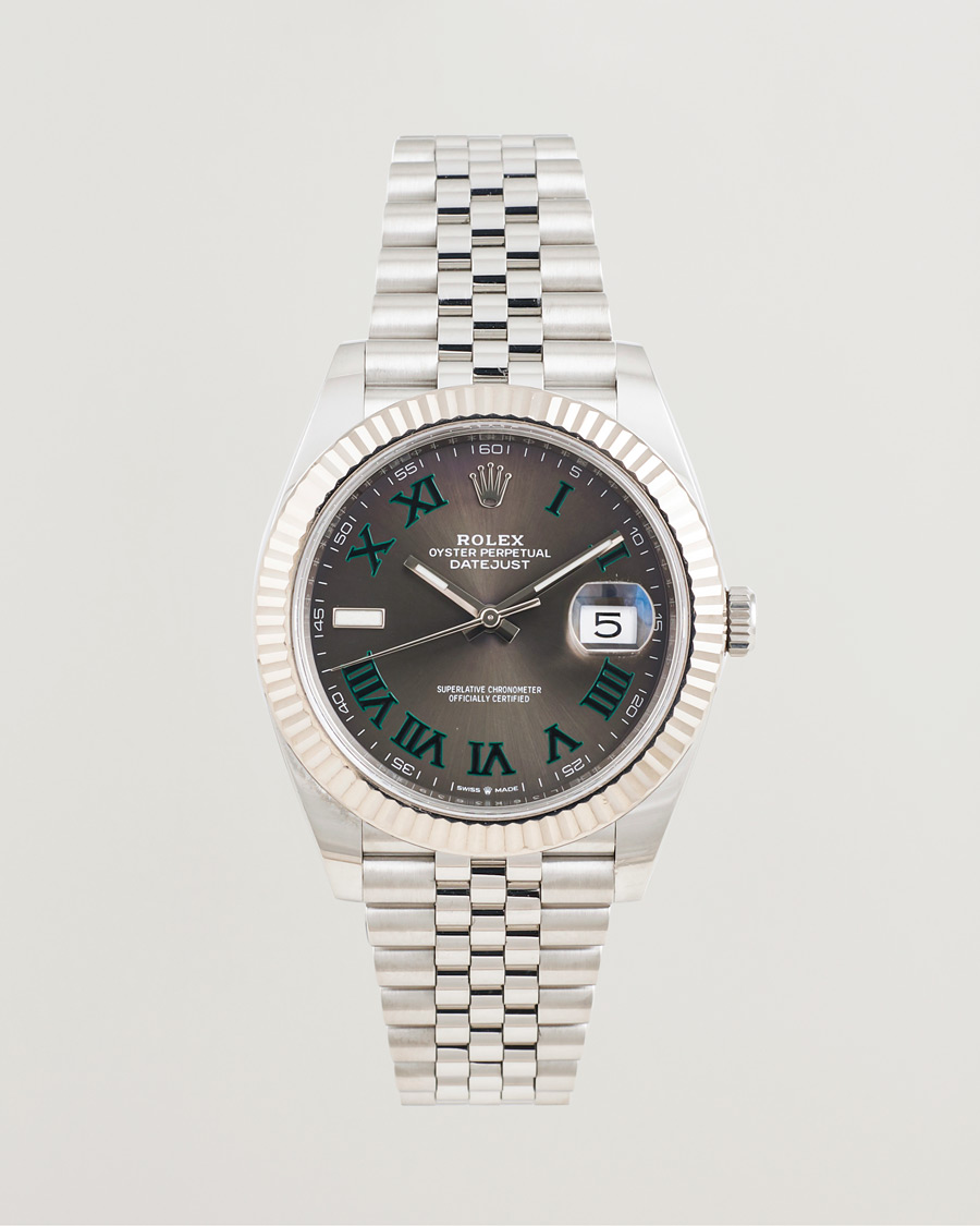 Herr | Pre-Owned & Vintage Watches | Rolex Pre-Owned | Datejust 41 Wimbledon 