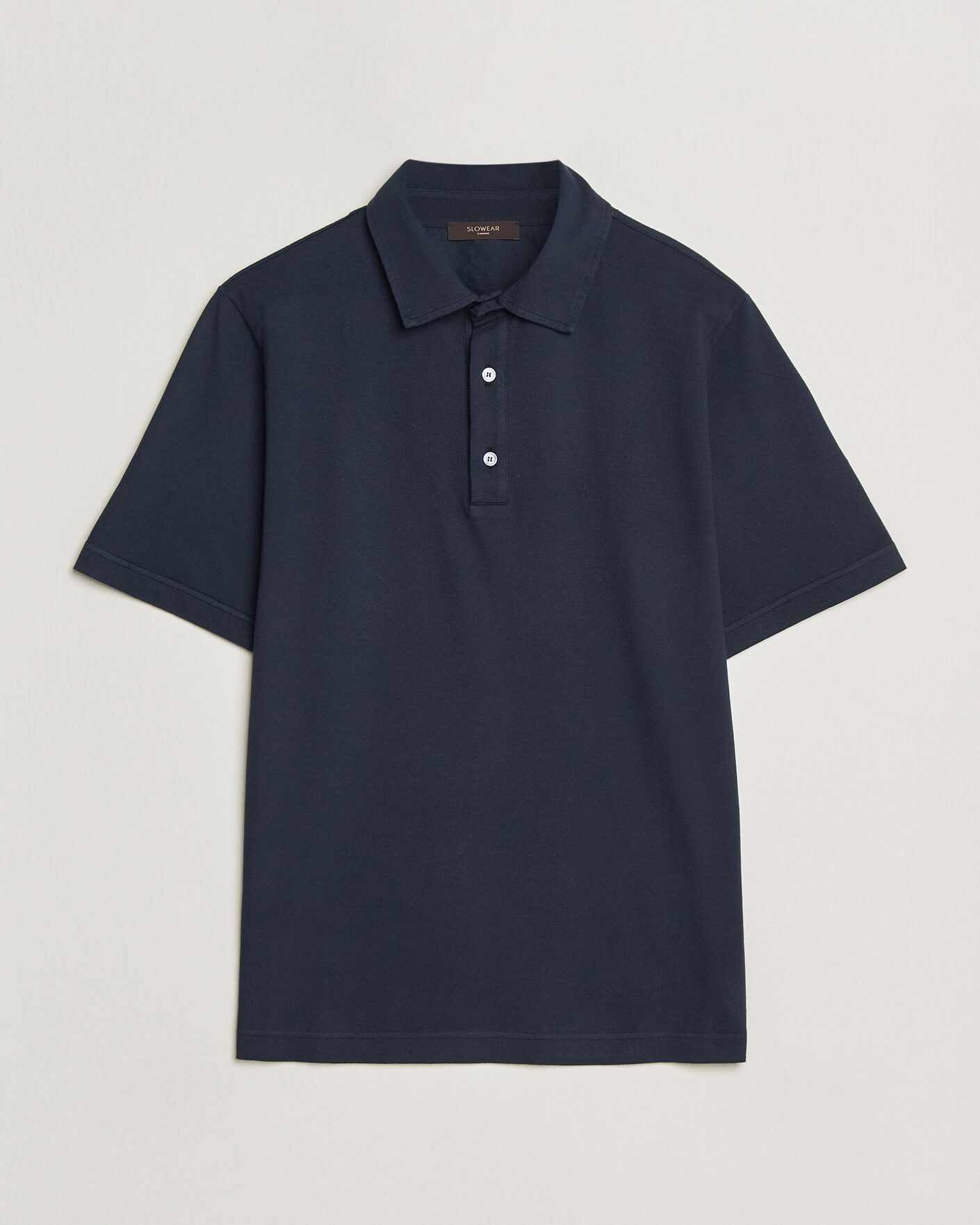Herr | Pikéer | Zanone | Soft Cotton Piquet Polo Navy