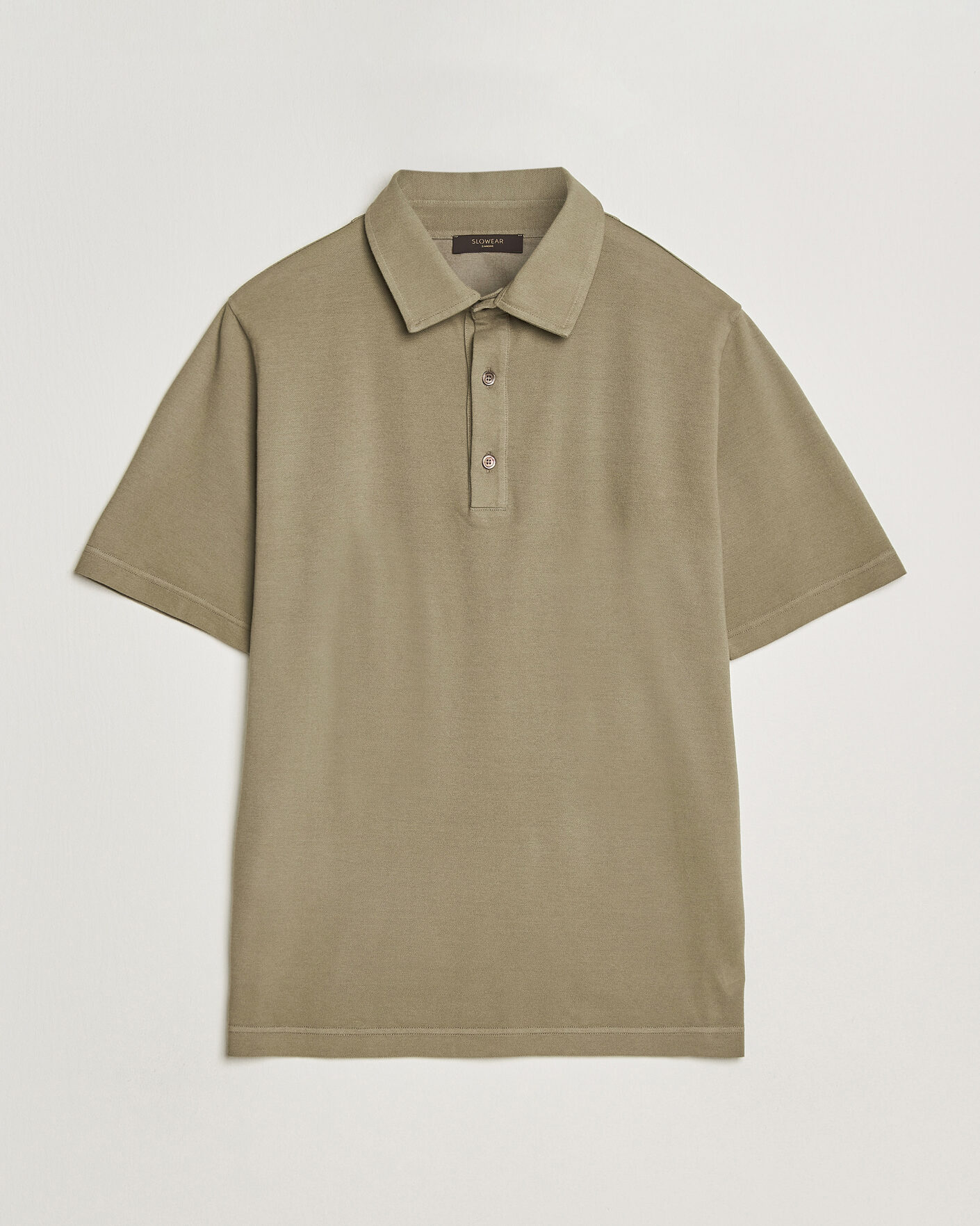 Herr | Pikéer | Zanone | Soft Cotton Piquet Polo Taupe