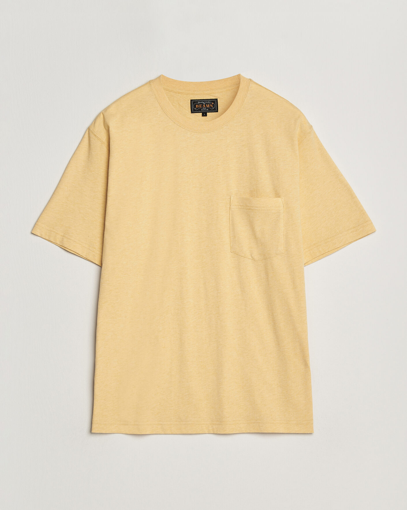 Herr | T-Shirts | BEAMS PLUS | Pocket Tee Yellow