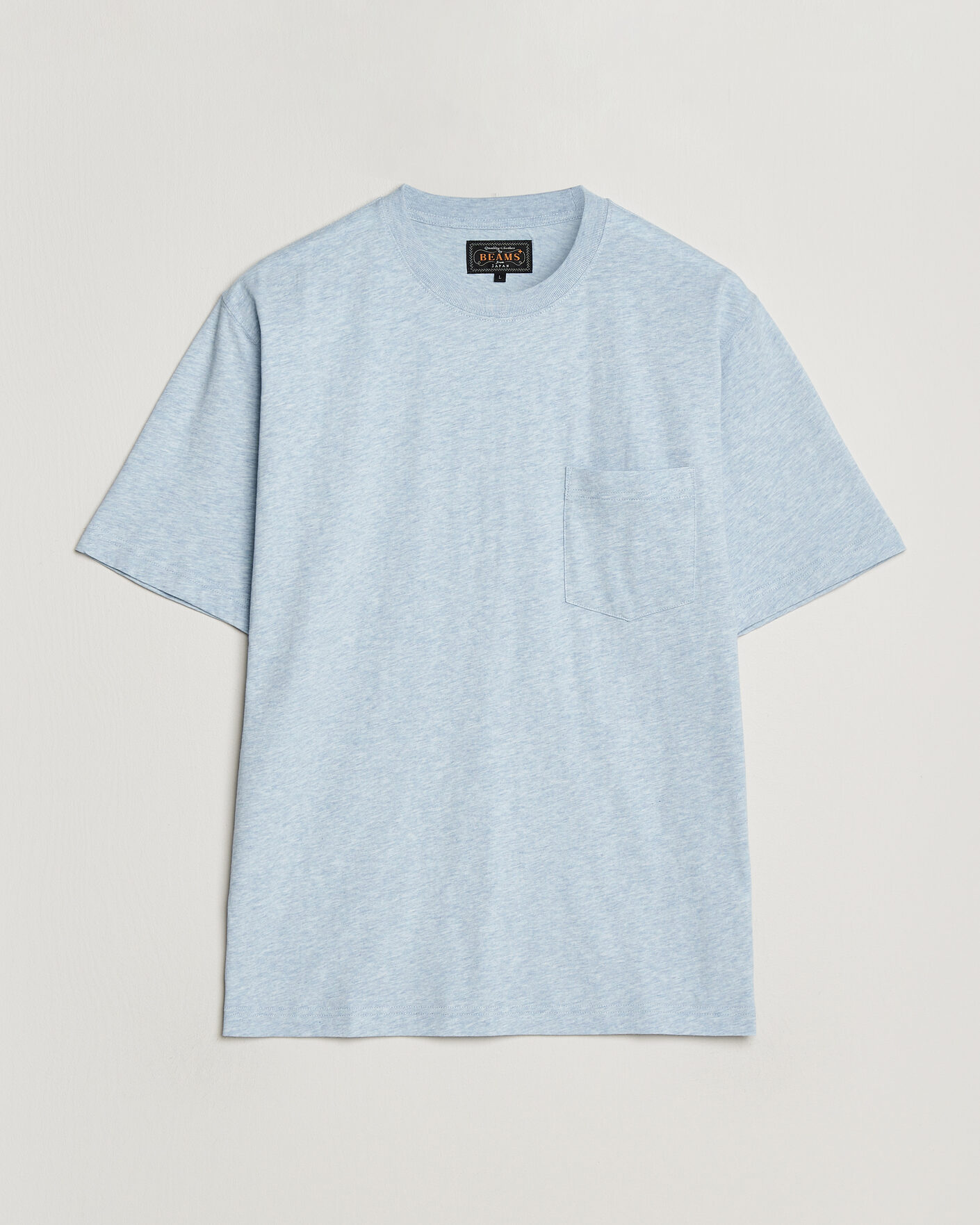 Herr | T-Shirts | BEAMS PLUS | Pocket Tee Sax Blue