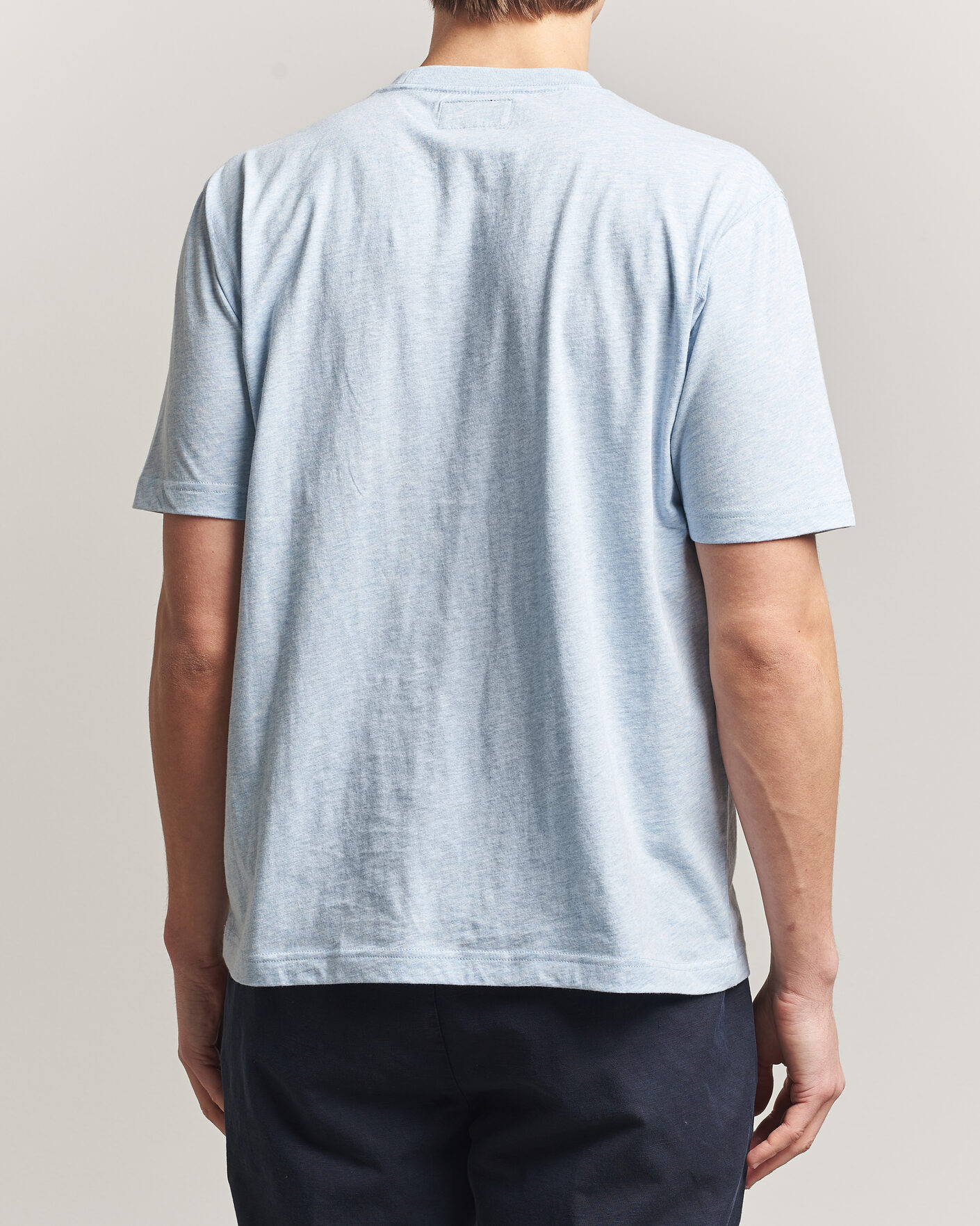 Herr | T-Shirts | BEAMS PLUS | Pocket Tee Sax Blue