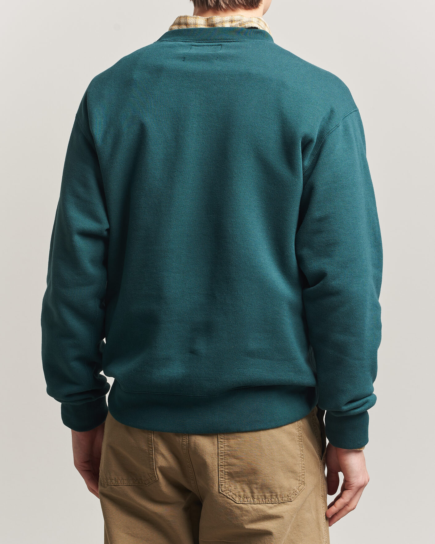 Herr | Tröjor | BEAMS PLUS | Crew Sweat Dark Green