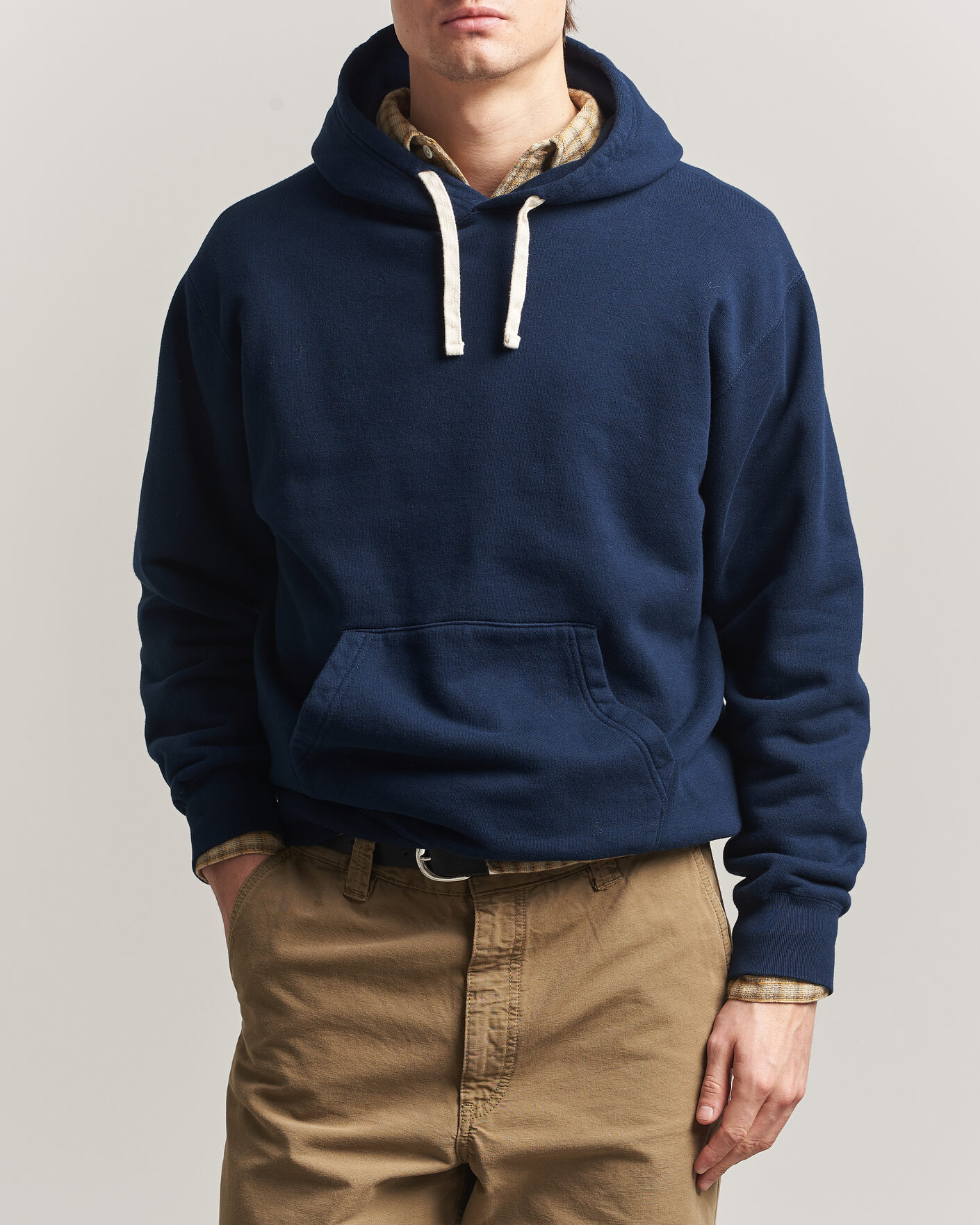 Herr | Tröjor | BEAMS PLUS | Hooded Sweat Pullover Navy