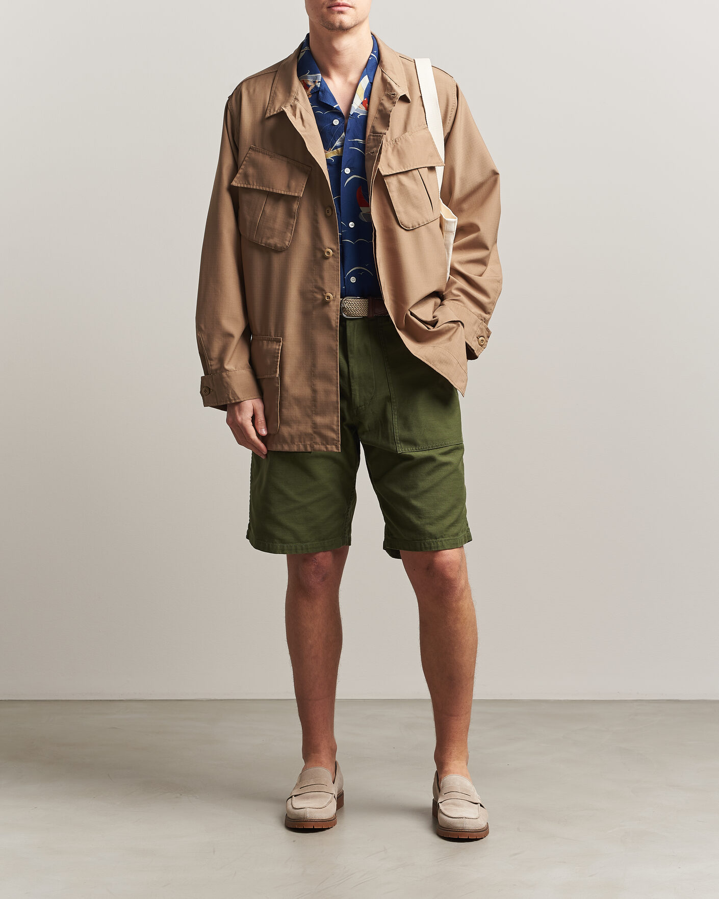 Herr | Jackor | BEAMS PLUS | MIL Fatigue Jacket Khaki