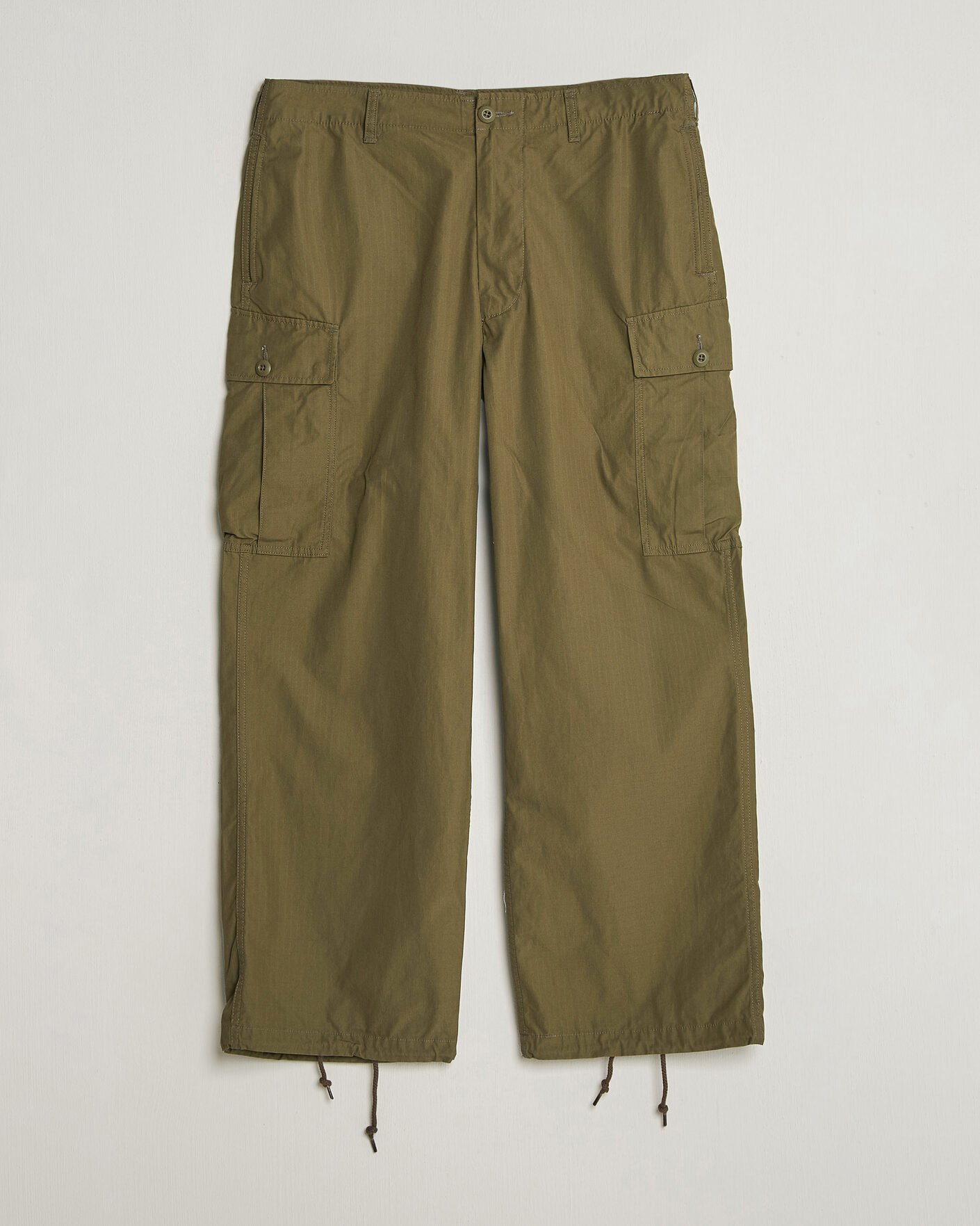 Herr | Byxor | BEAMS PLUS | MIL 6 Pocket Cargo Pants Olive