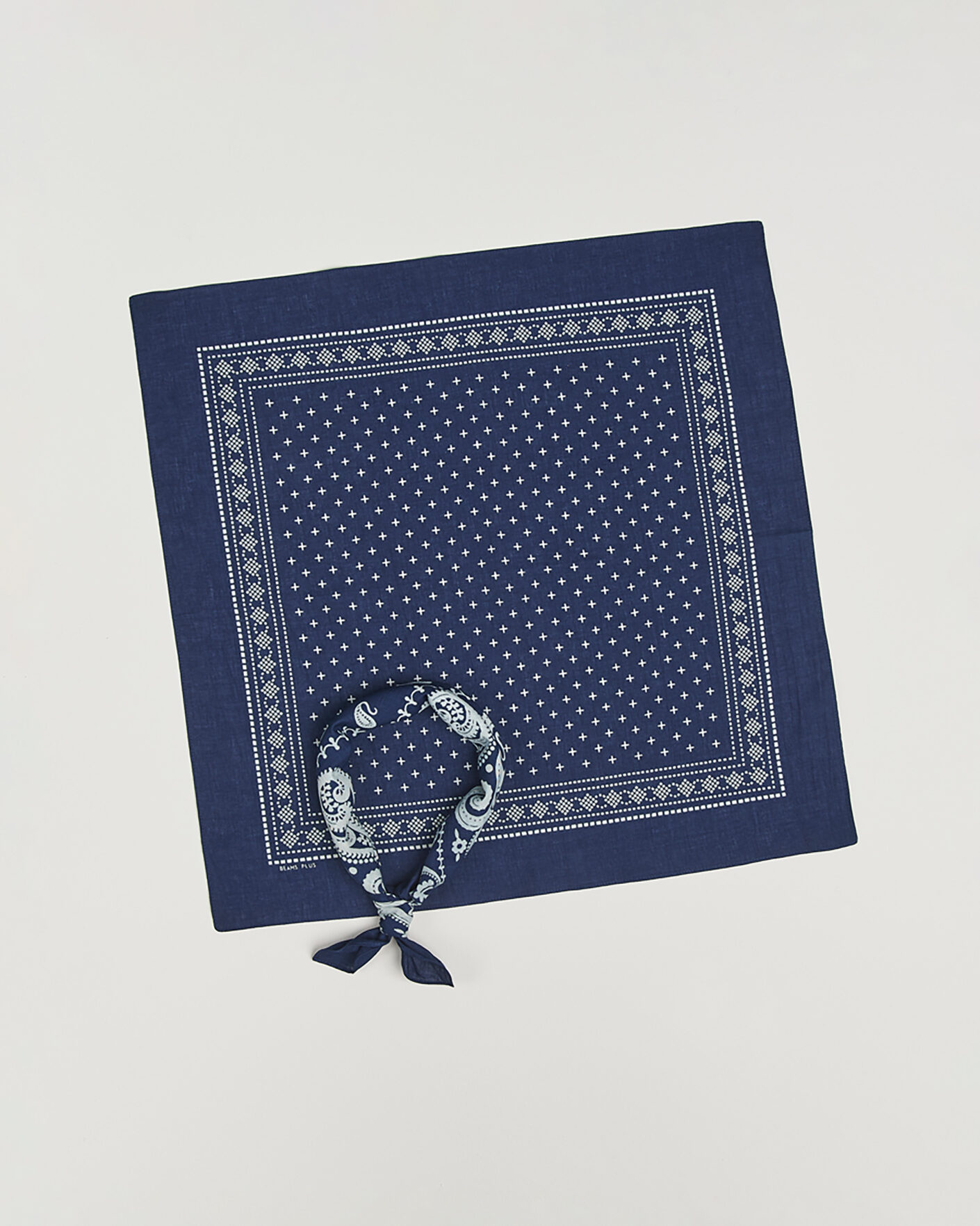 Herr | Näsdukar | BEAMS PLUS | 2-Pack Bandana Indigo Blue