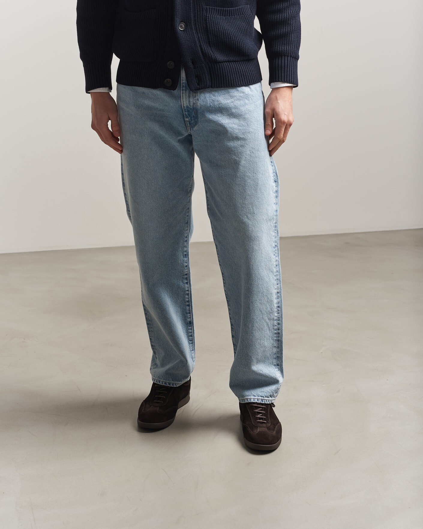 Herr | Sneakers | Loake Shoemakers | Loake 1880 Mayfair Suede Dress Sneaker Dark Brown