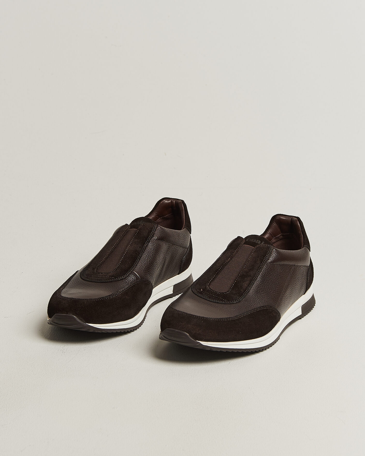 Herr | Sneakers | Loake 1880 | Ballantyne Suede/Leather Sneaker Dark Brown