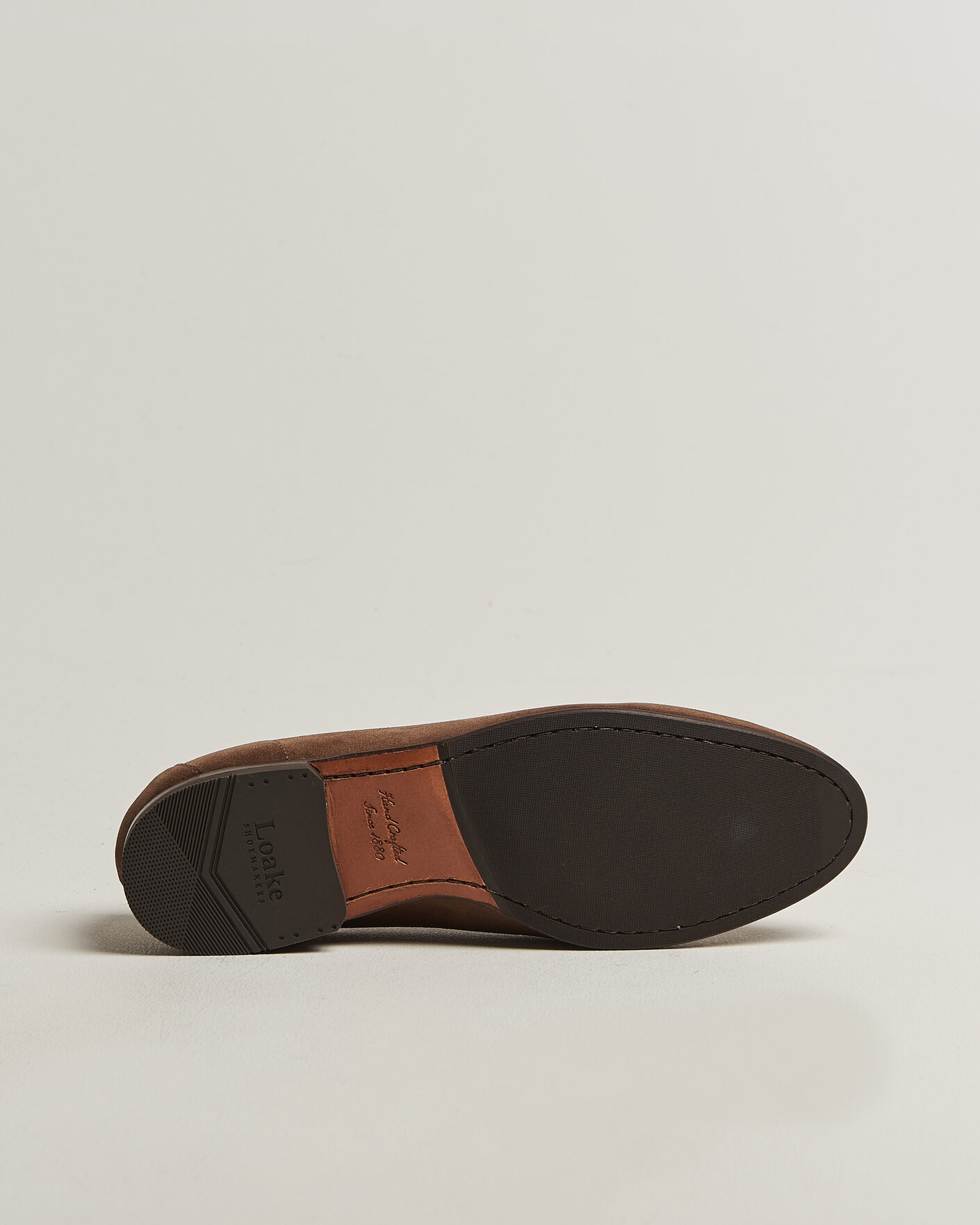 Herr | Loafers | Loake 1880 | Belgrave Suede Belgian Loafer Flint