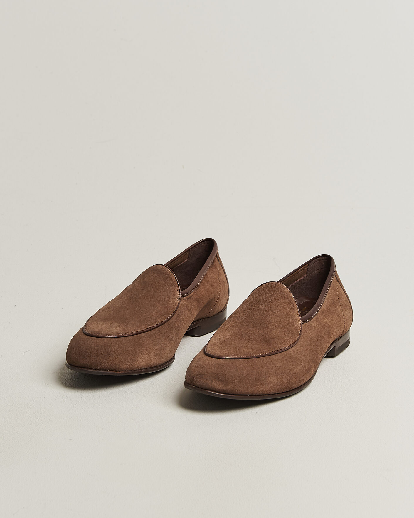 Herr | Loafers | Loake 1880 | Belgrave Suede Belgian Loafer Flint