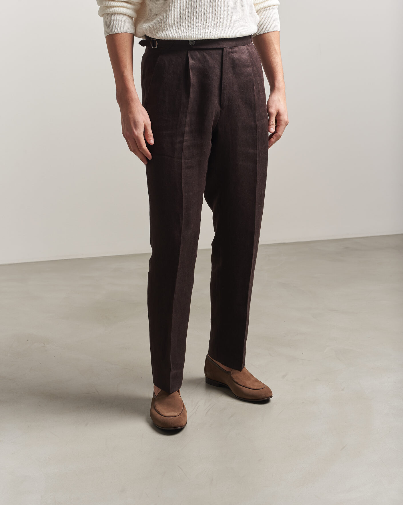 Herr | Loafers | Loake 1880 | Belgrave Suede Belgian Loafer Flint