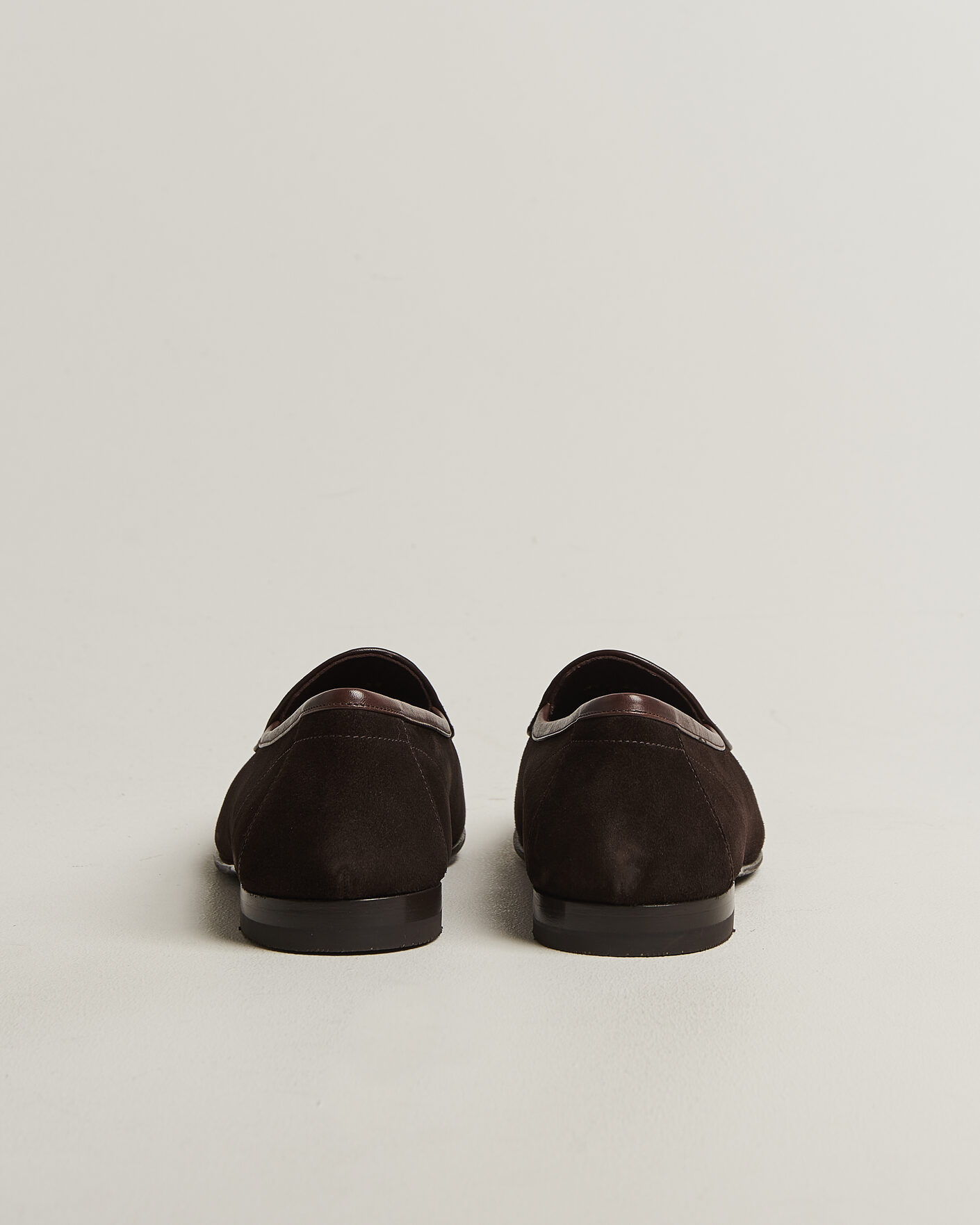 Herr | Loafers | Loake 1880 | Belgrave Suede Belgian Loafer Dark Brown